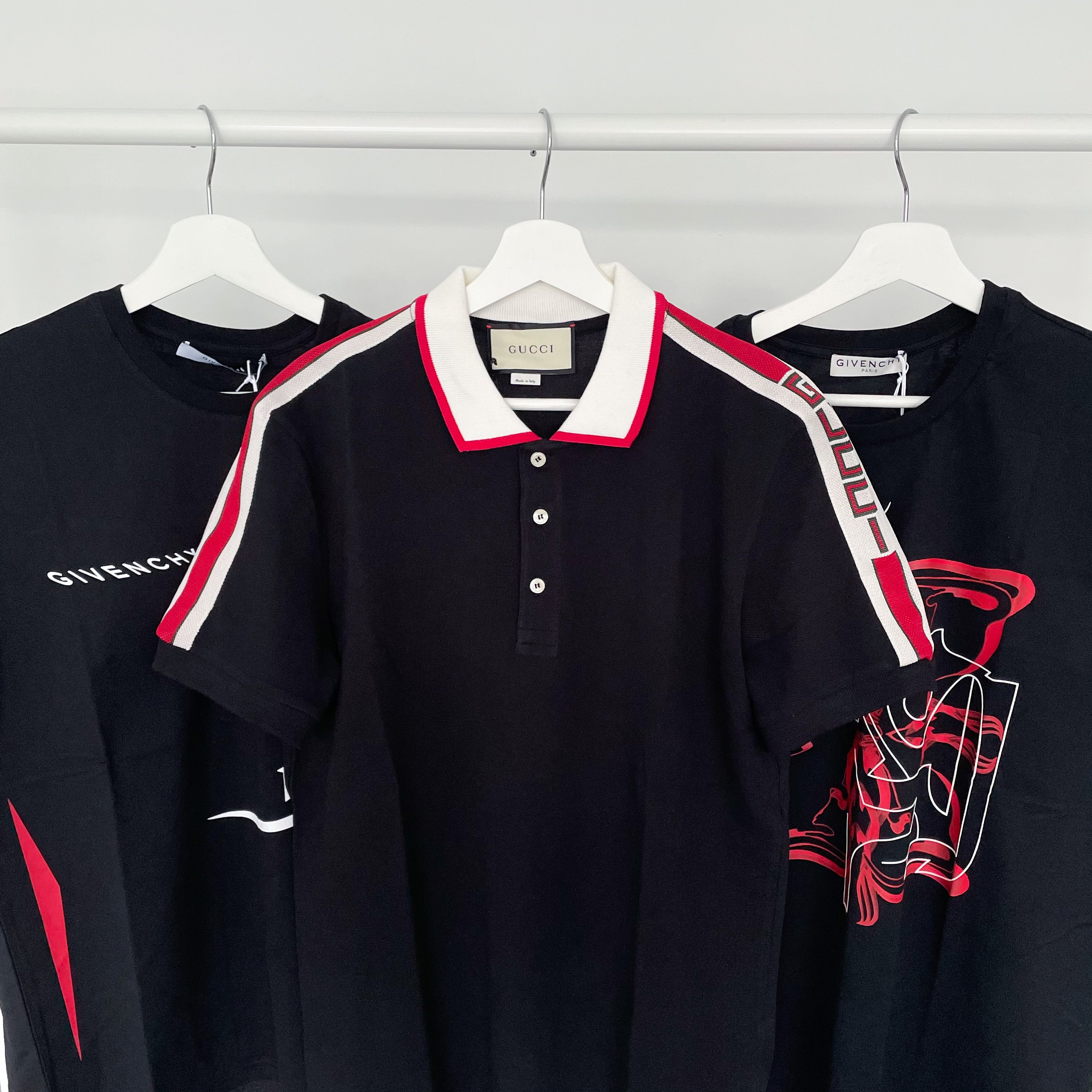 Black Polo with logo Gucci - Vitkac TW