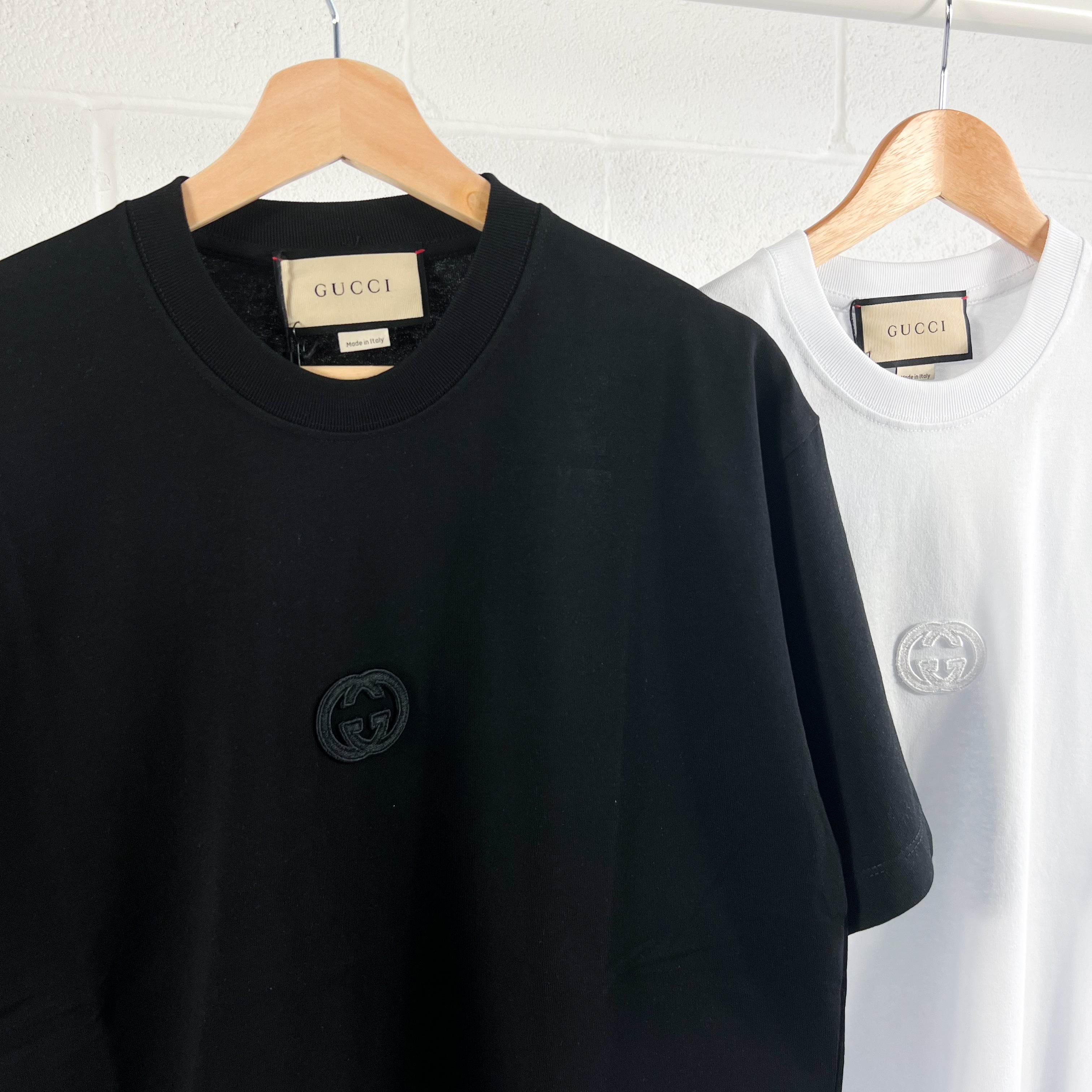 Gucci GG Patch Logo Tee - Black