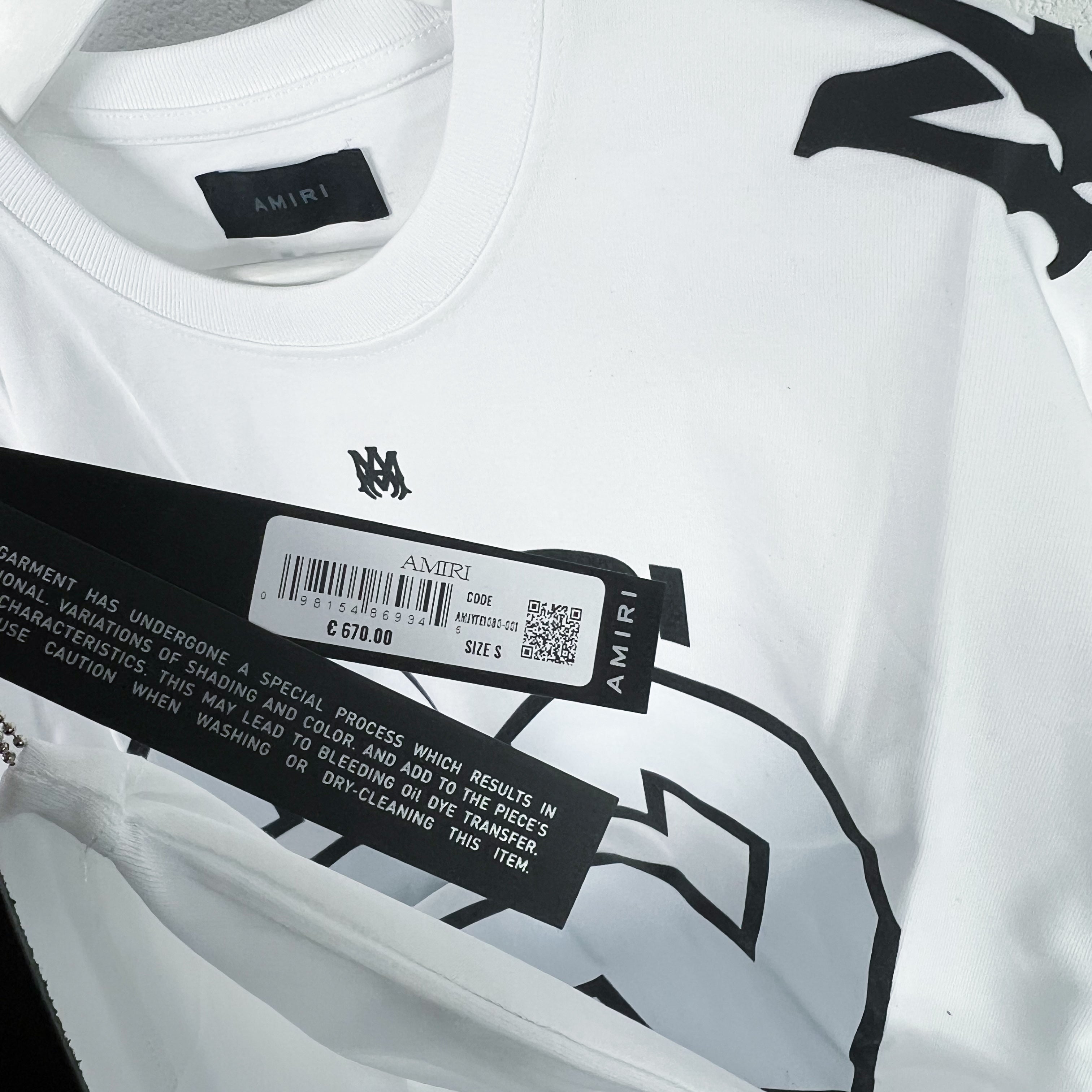 Amiri ‘22’ Skater Tee - White