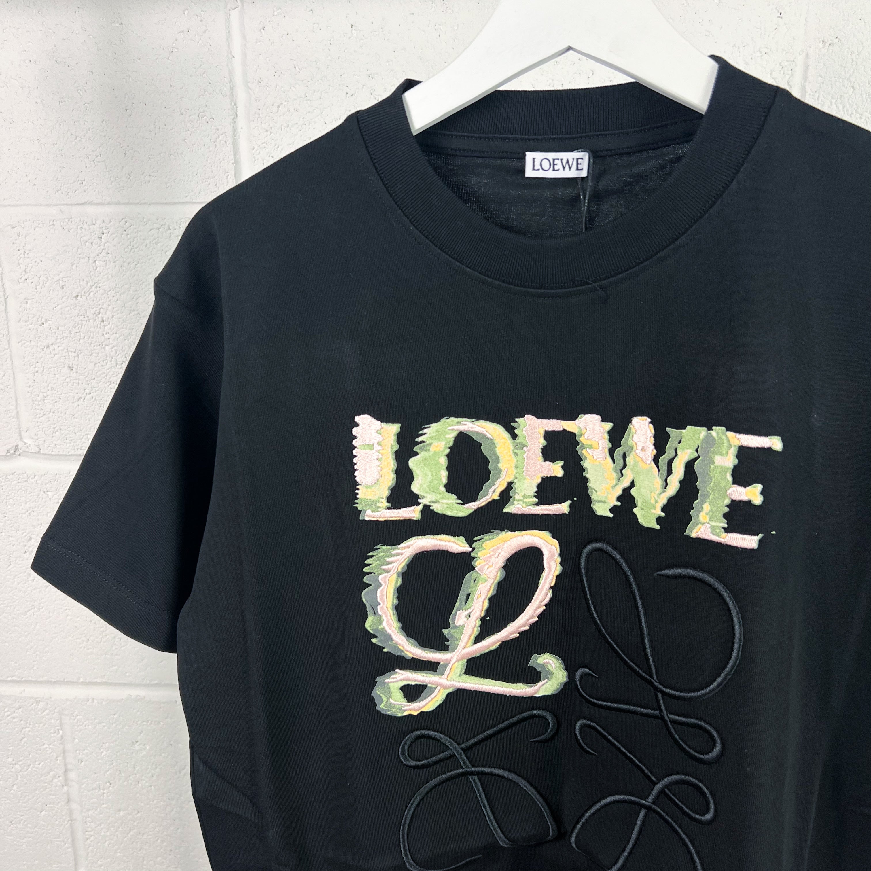 Loewe Embroidered Logo Tee