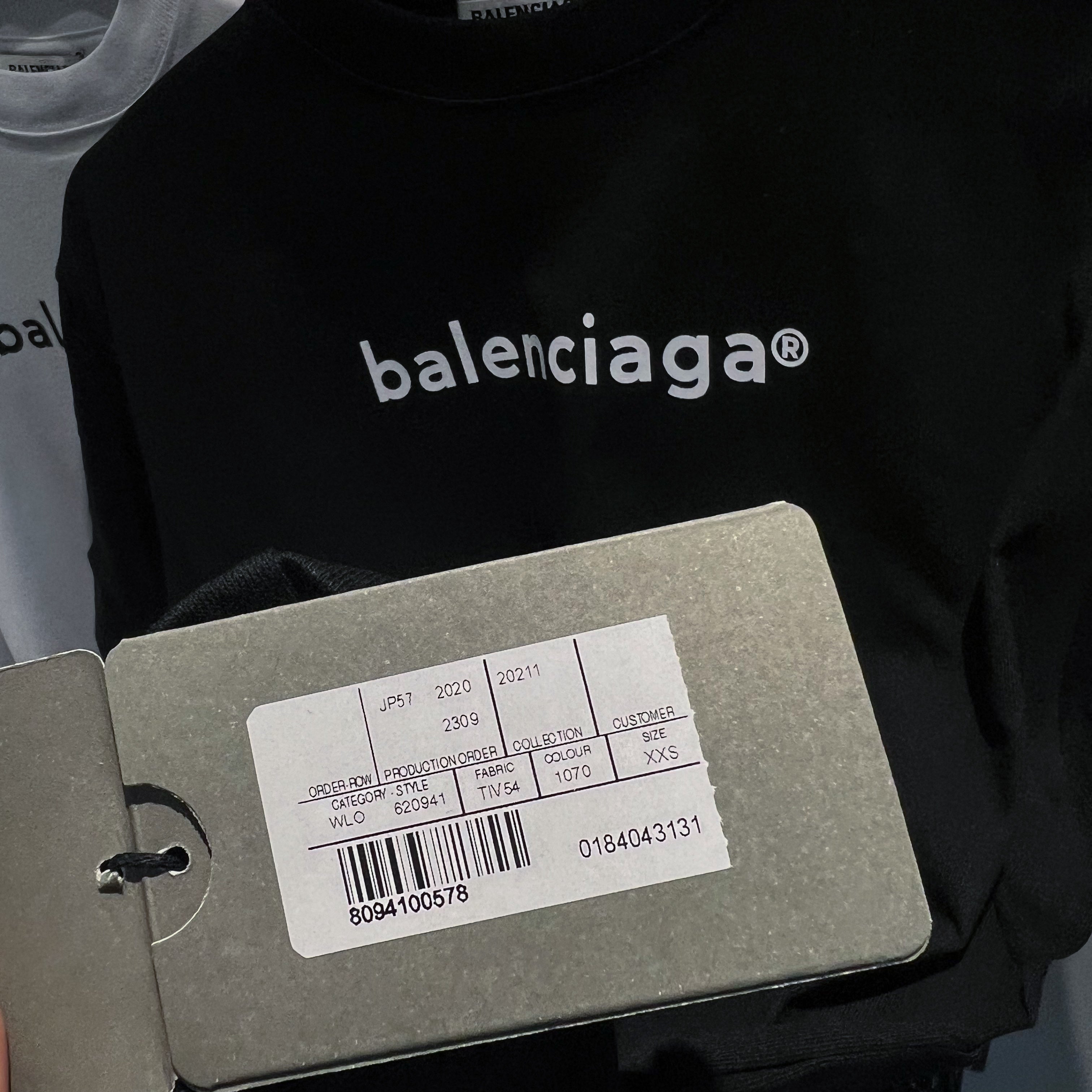 Balenciaga Copyright Tee - Black