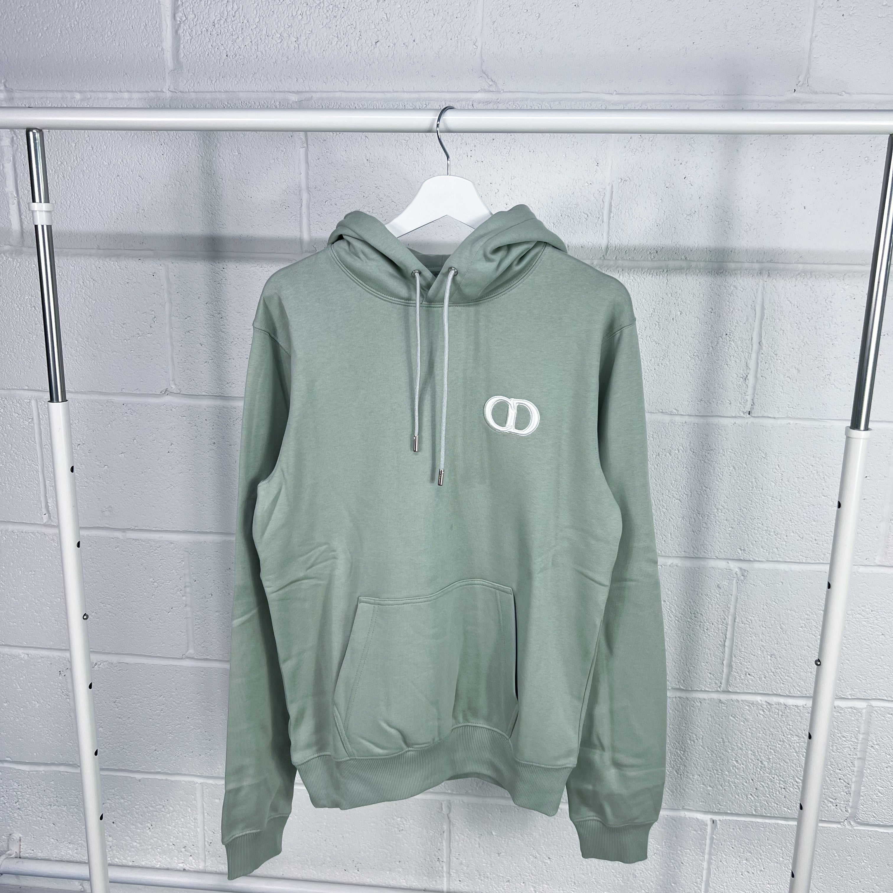 Dior CD Icon Logo Hoodie - Mint Green