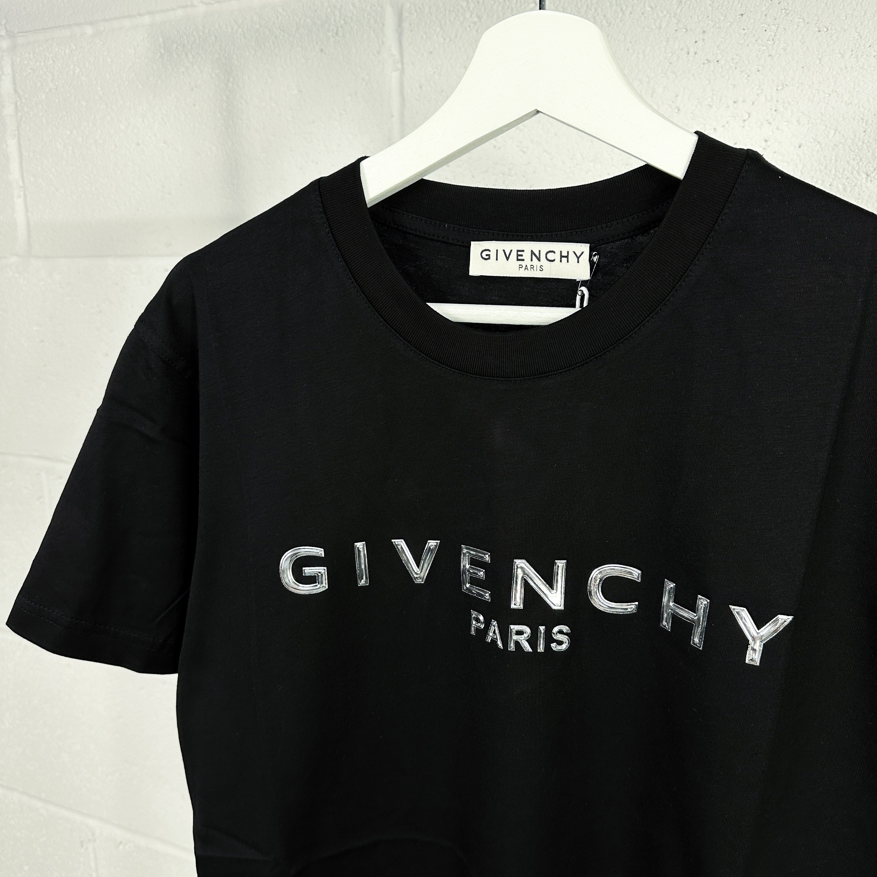 Givenchy 3D Metallic Logo Tee