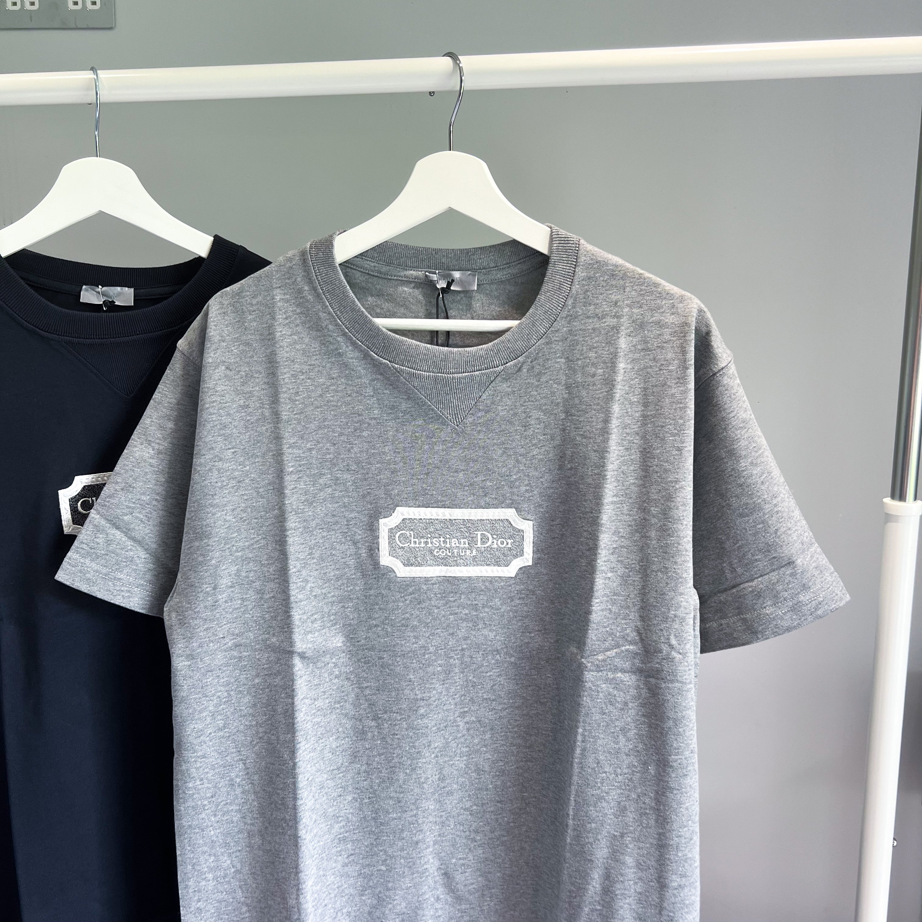 Dior Couture Tee - Light Grey