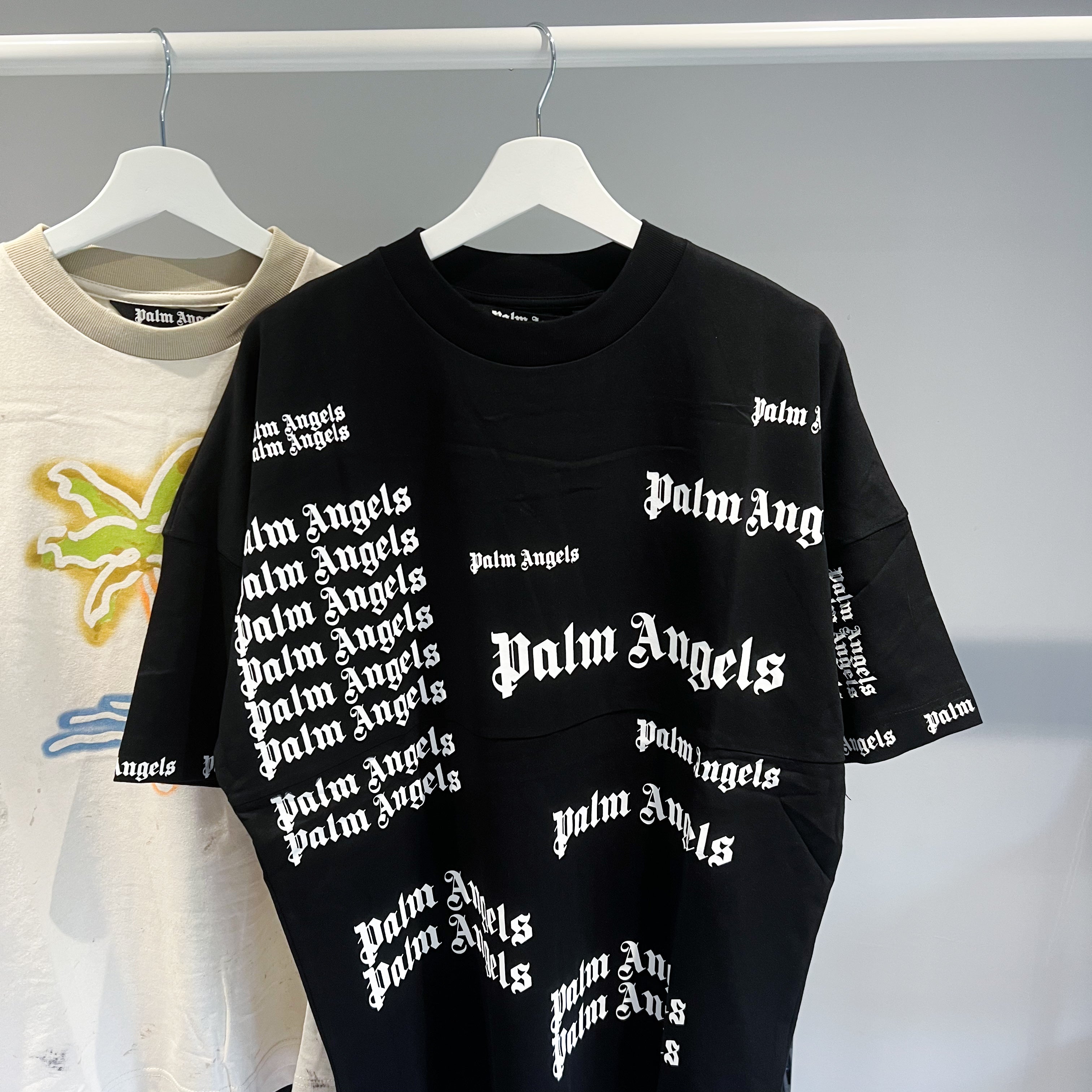 Palm Angels All Over Logo Tee