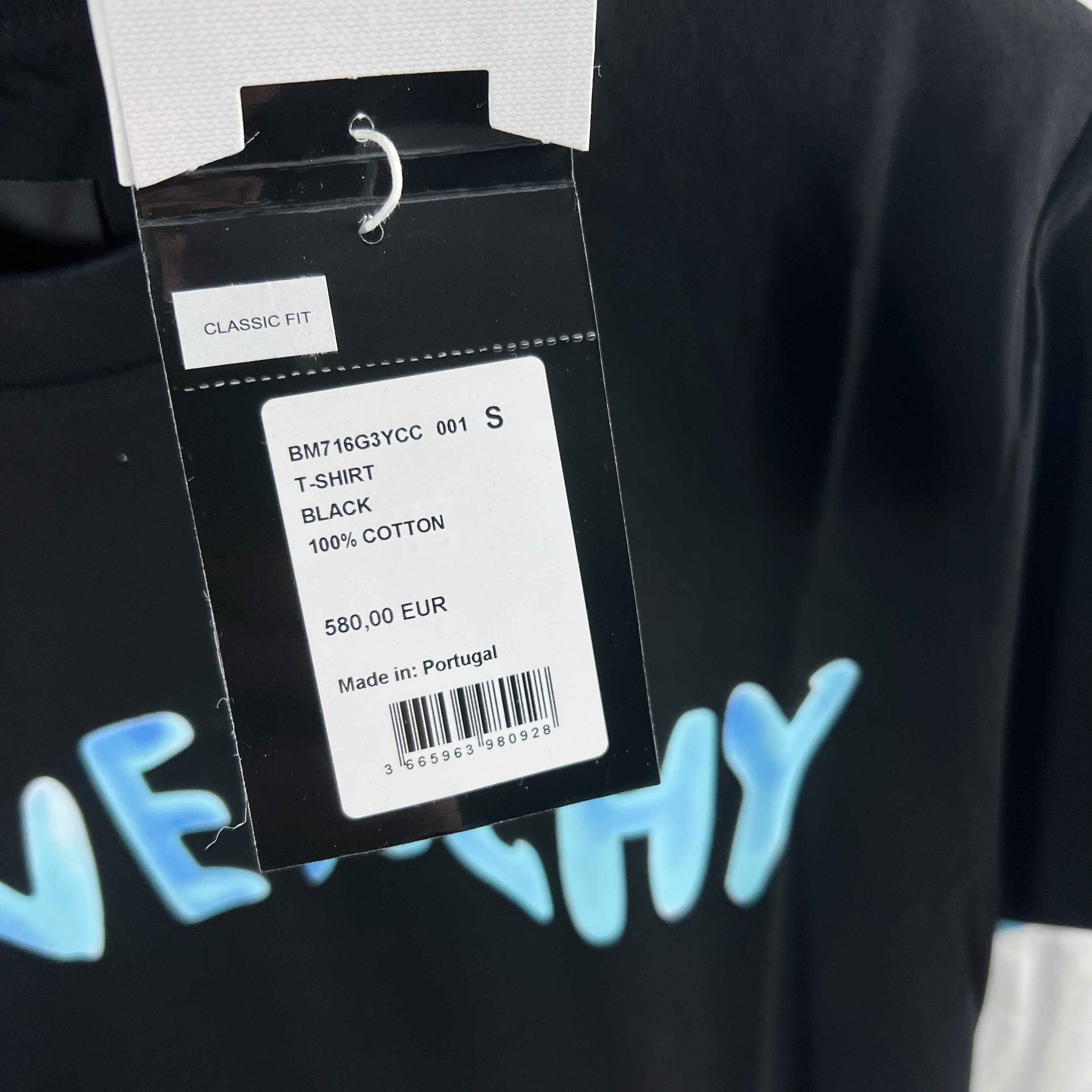 Givenchy 4G Painted Logo Tee - Black