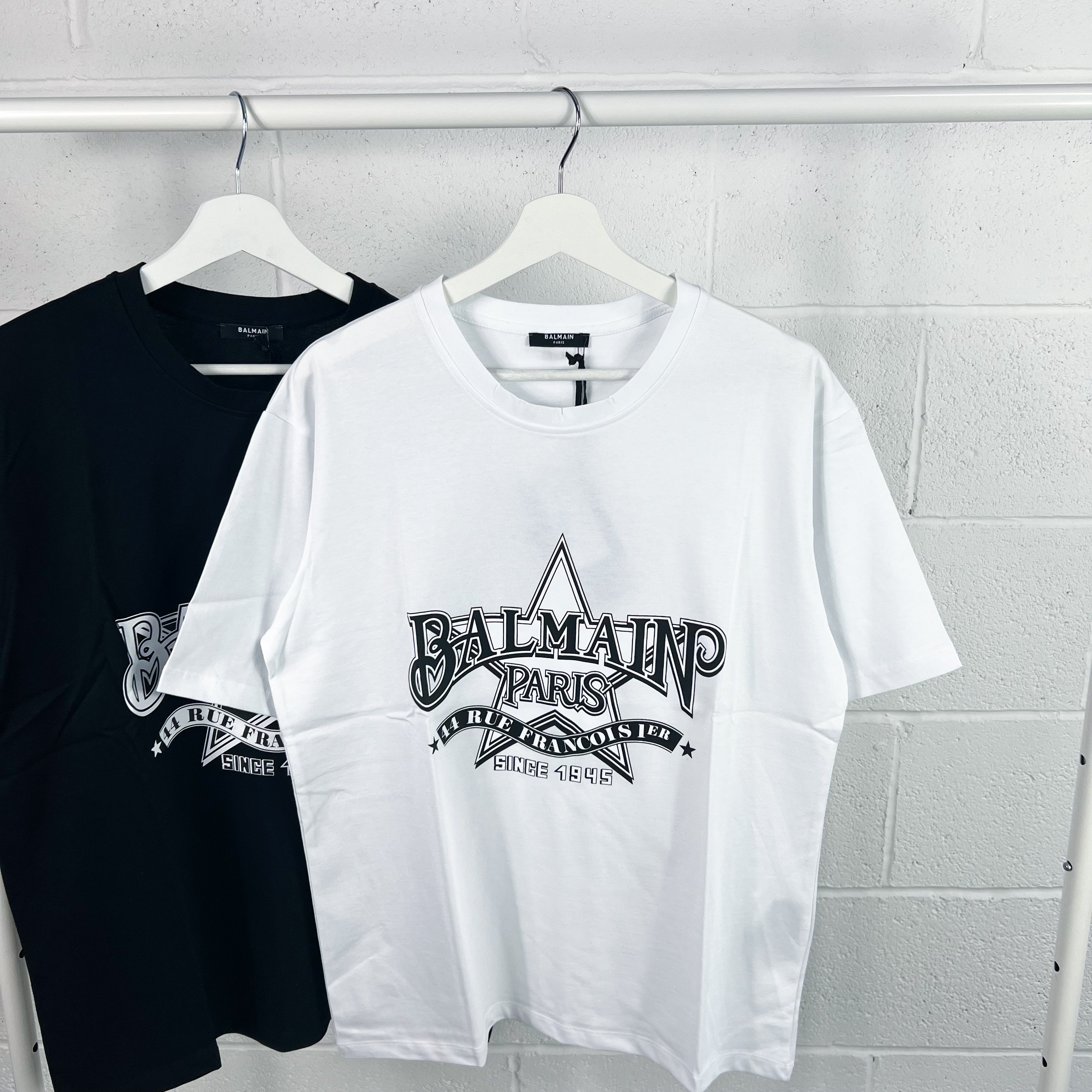 Balmain Star Logo Tee - White