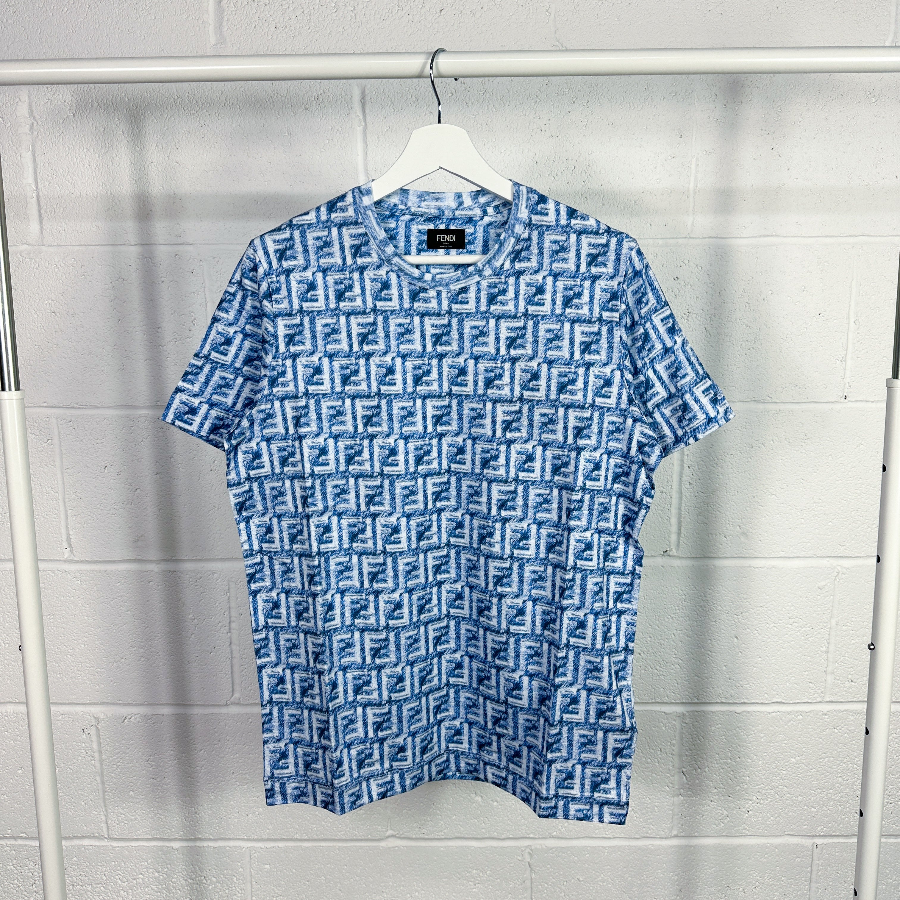 Fendi FF All-Over Logo Tee