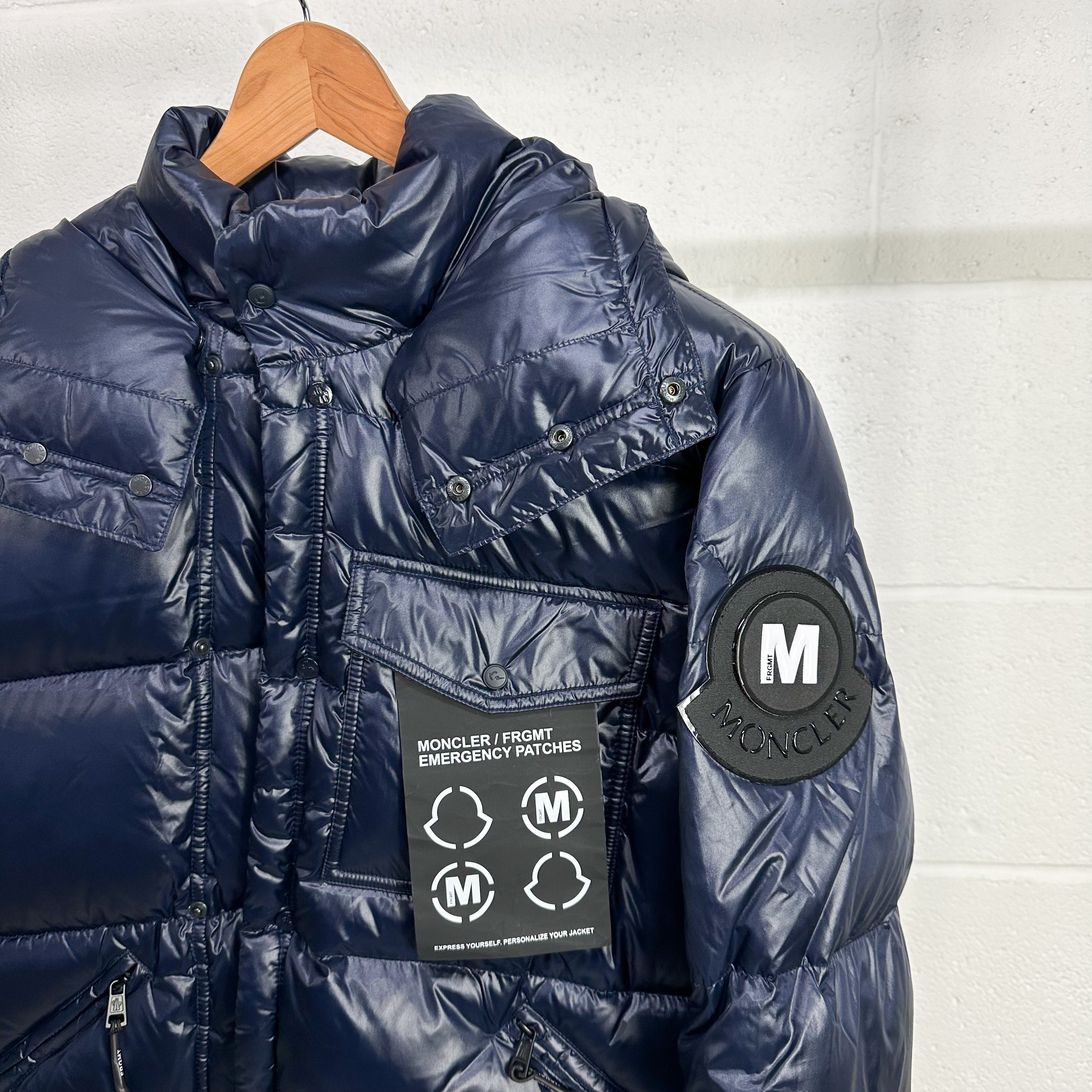 Moncler x Fragment Padded Patch Jacket - Navy