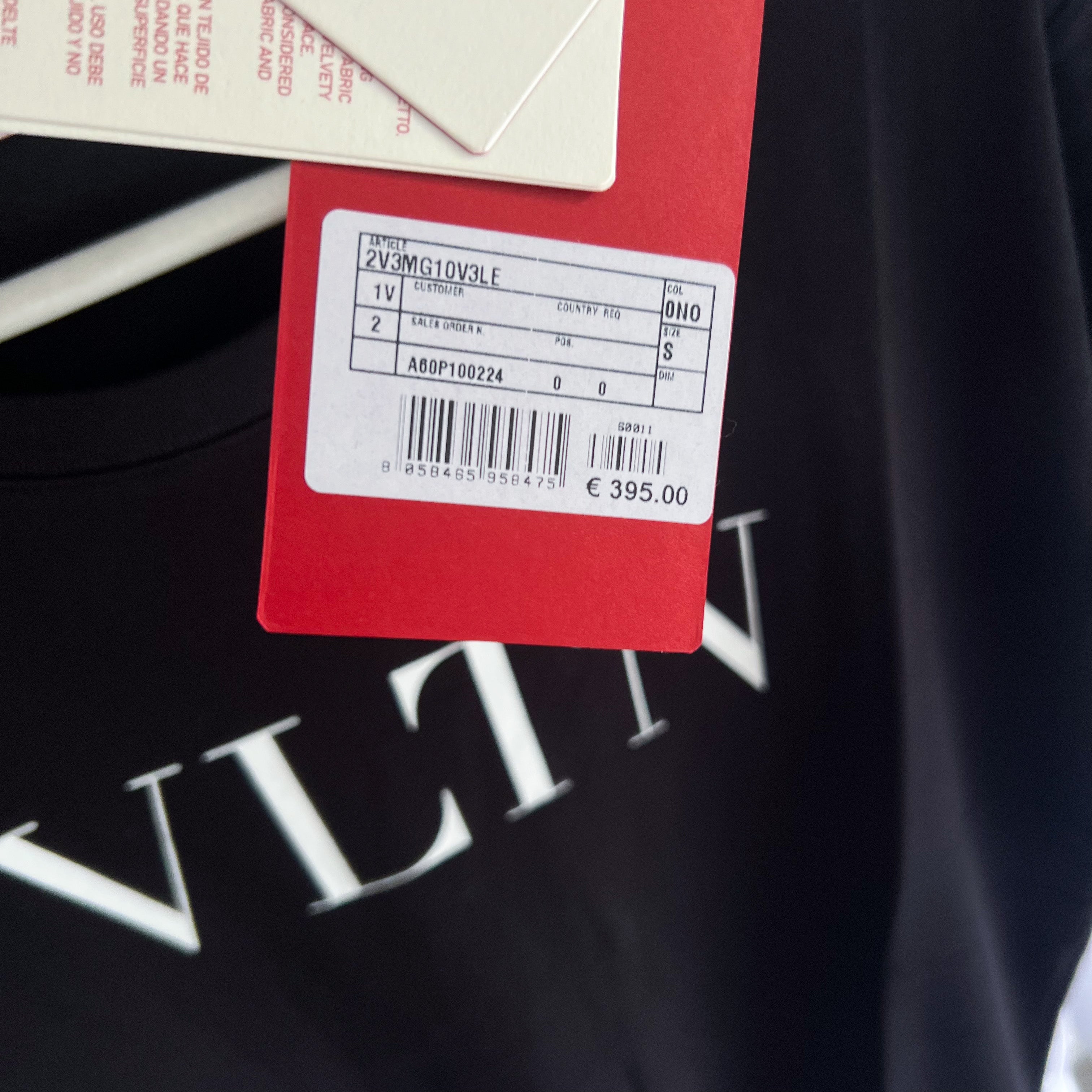 Valentino VLTN Logo Tee - Black