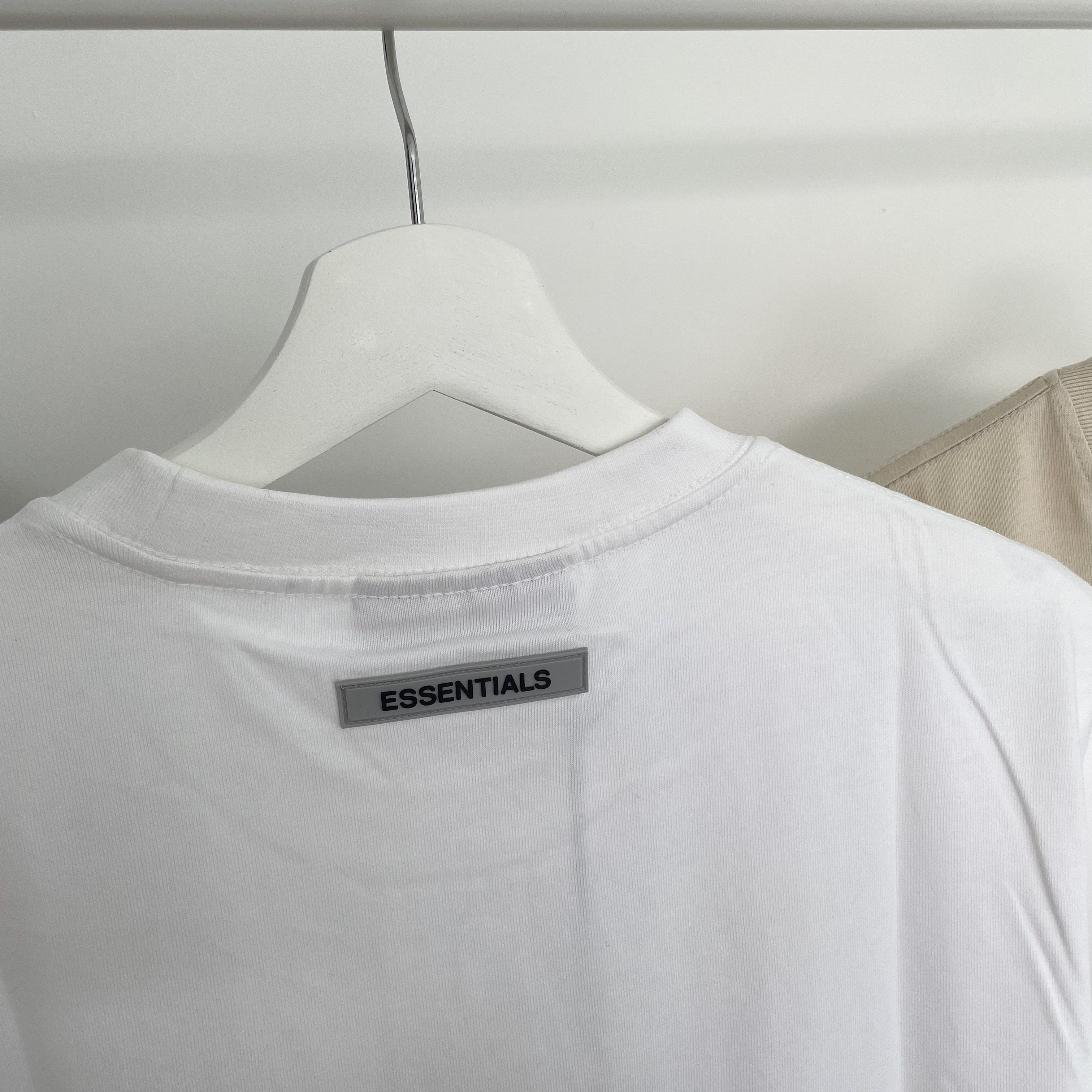 Fear of God Essentials Front Logo Tee - White