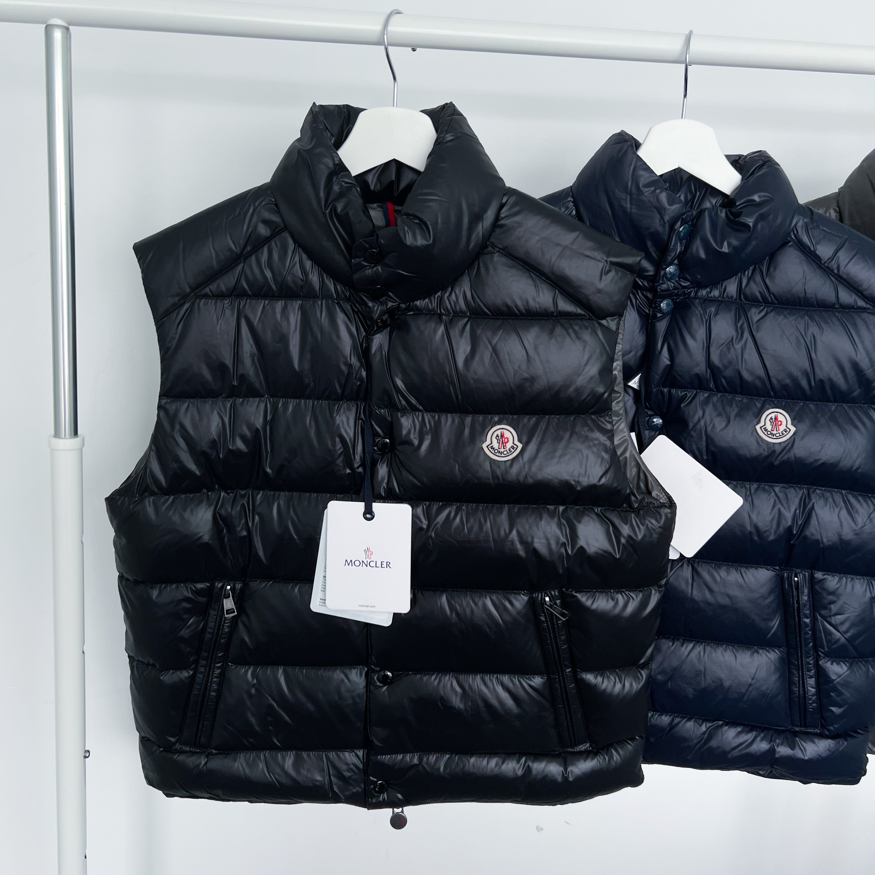 Moncler Tib Quilted Shell Gilet - Black