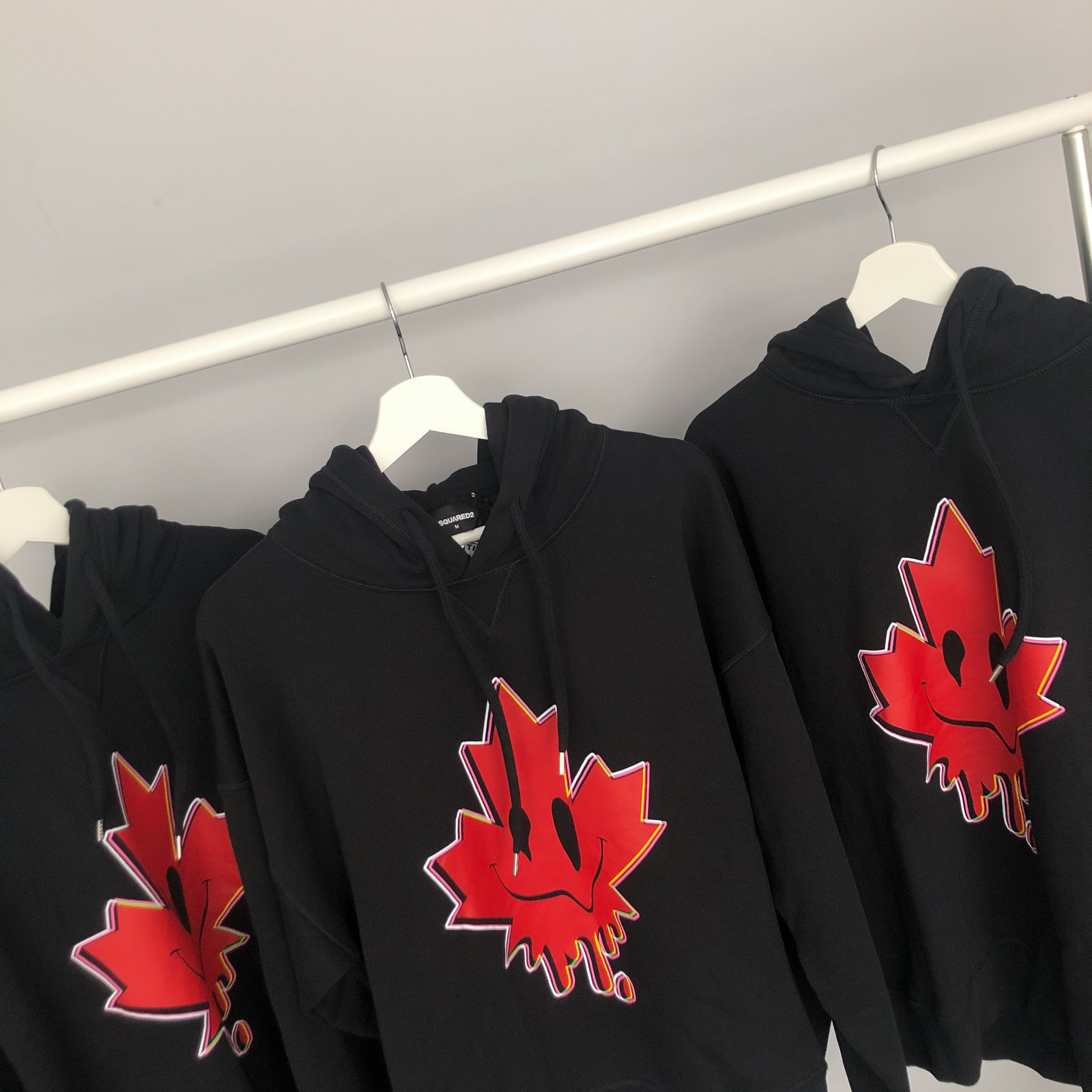 Dsquared Acid Maple Leaf Hoodie