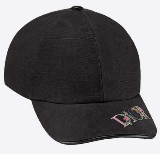 Dior Embroidered Flowers Cap