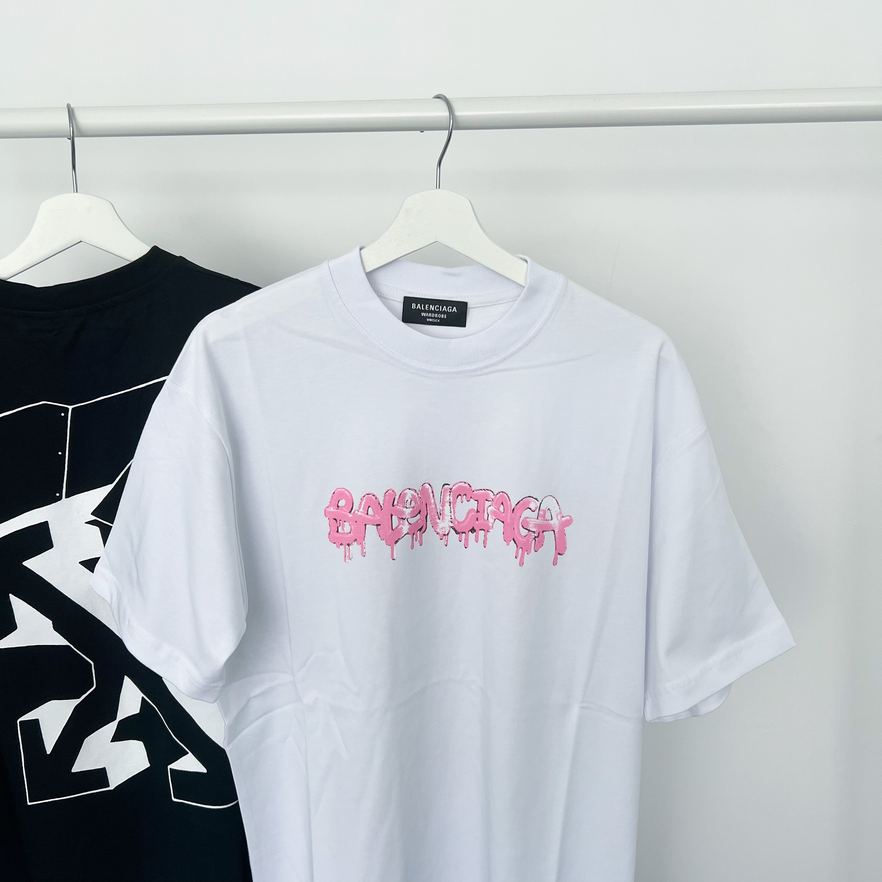 Balenciaga Slime Tee -  White / Pink