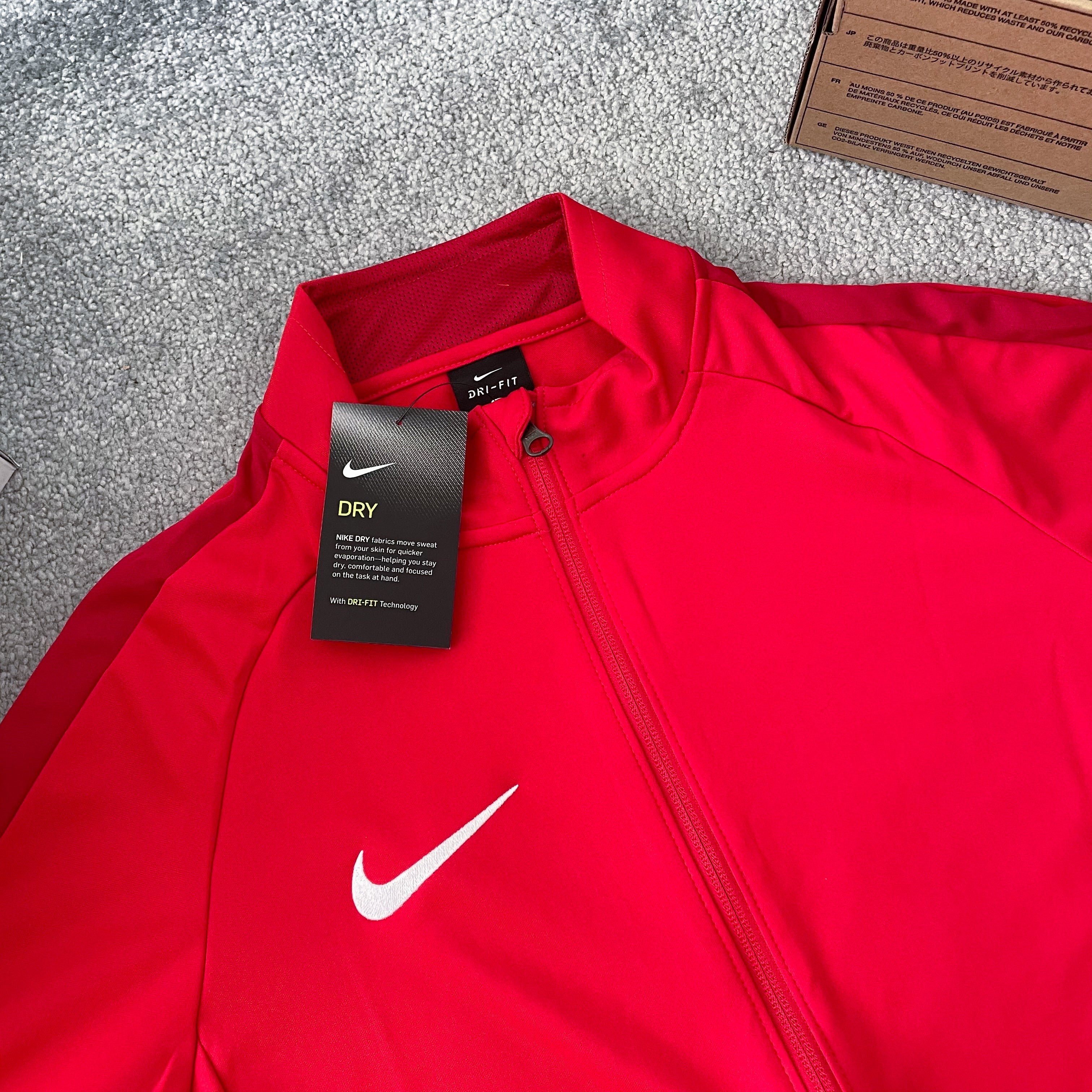 Nike Academy Knit Track Jacket - Red