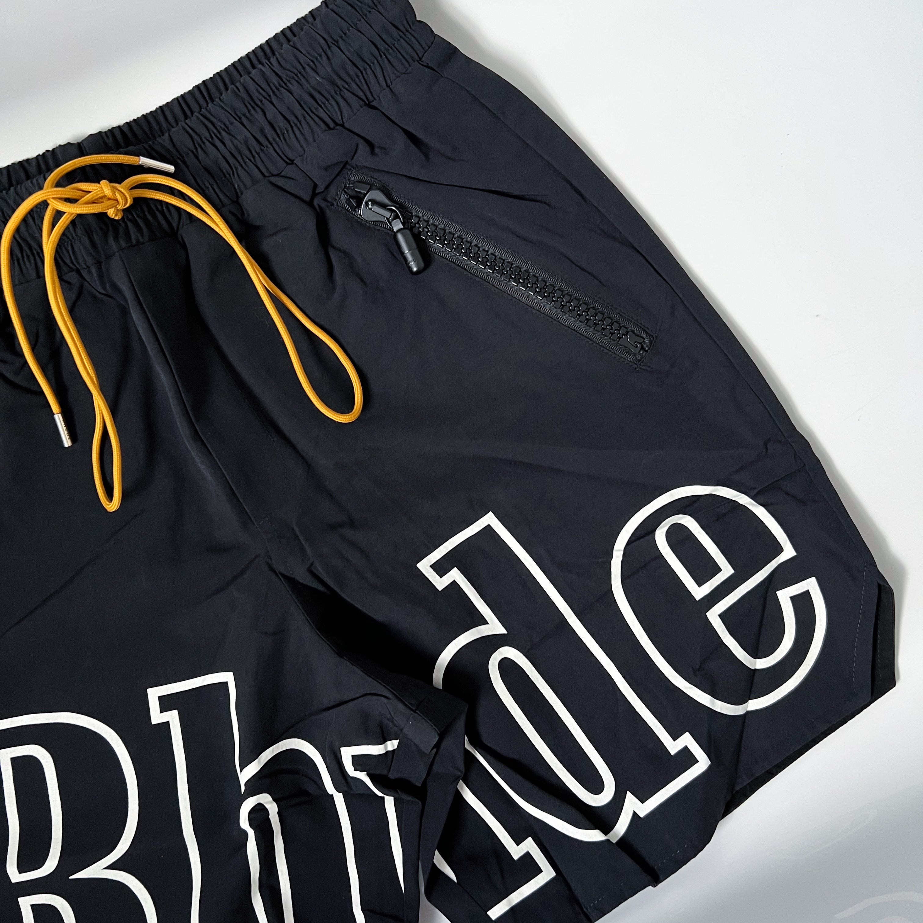 Rhude Outline Swimshorts - Black