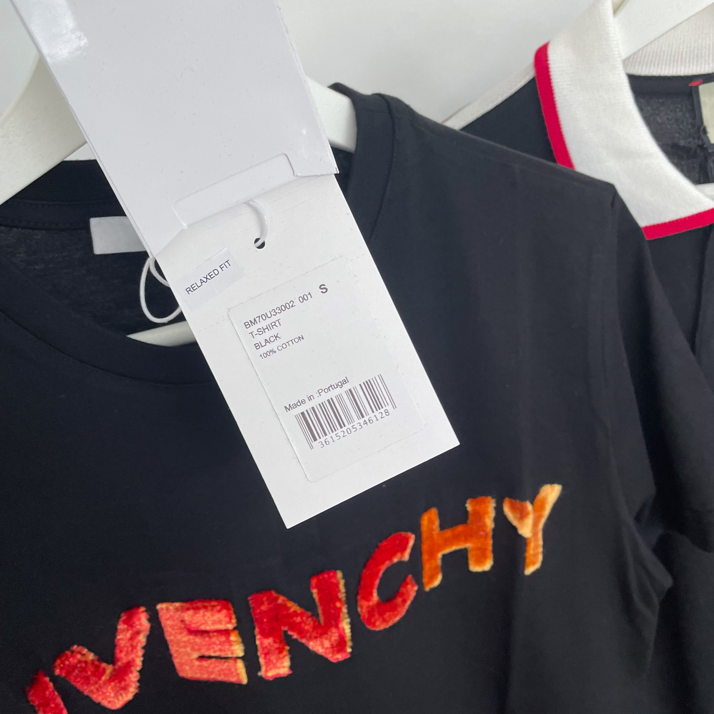 Givenchy Felt Gradient Logo Tee