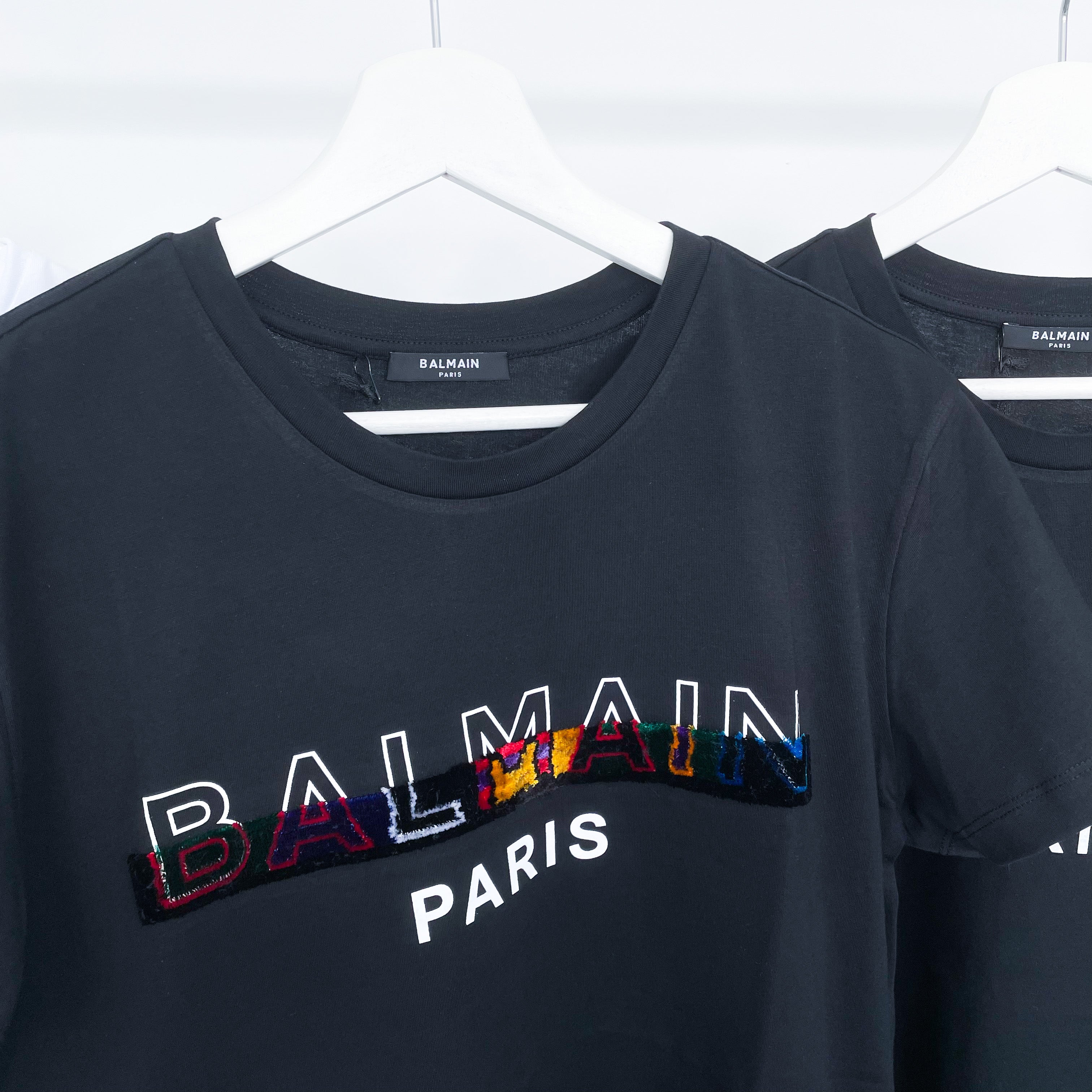 Balmain Rainbow Texture Tee