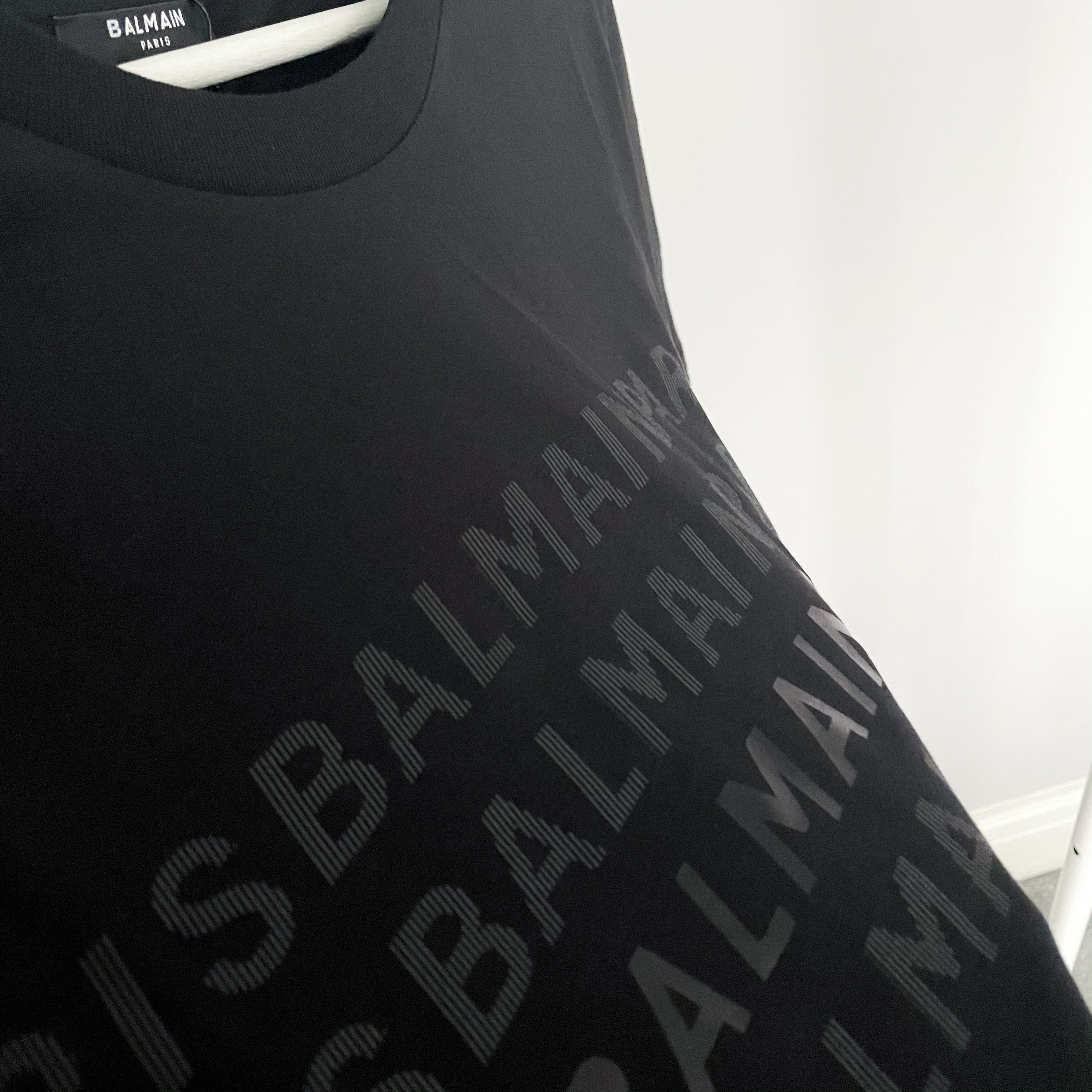 Balmain Repeat Logo T-shirt