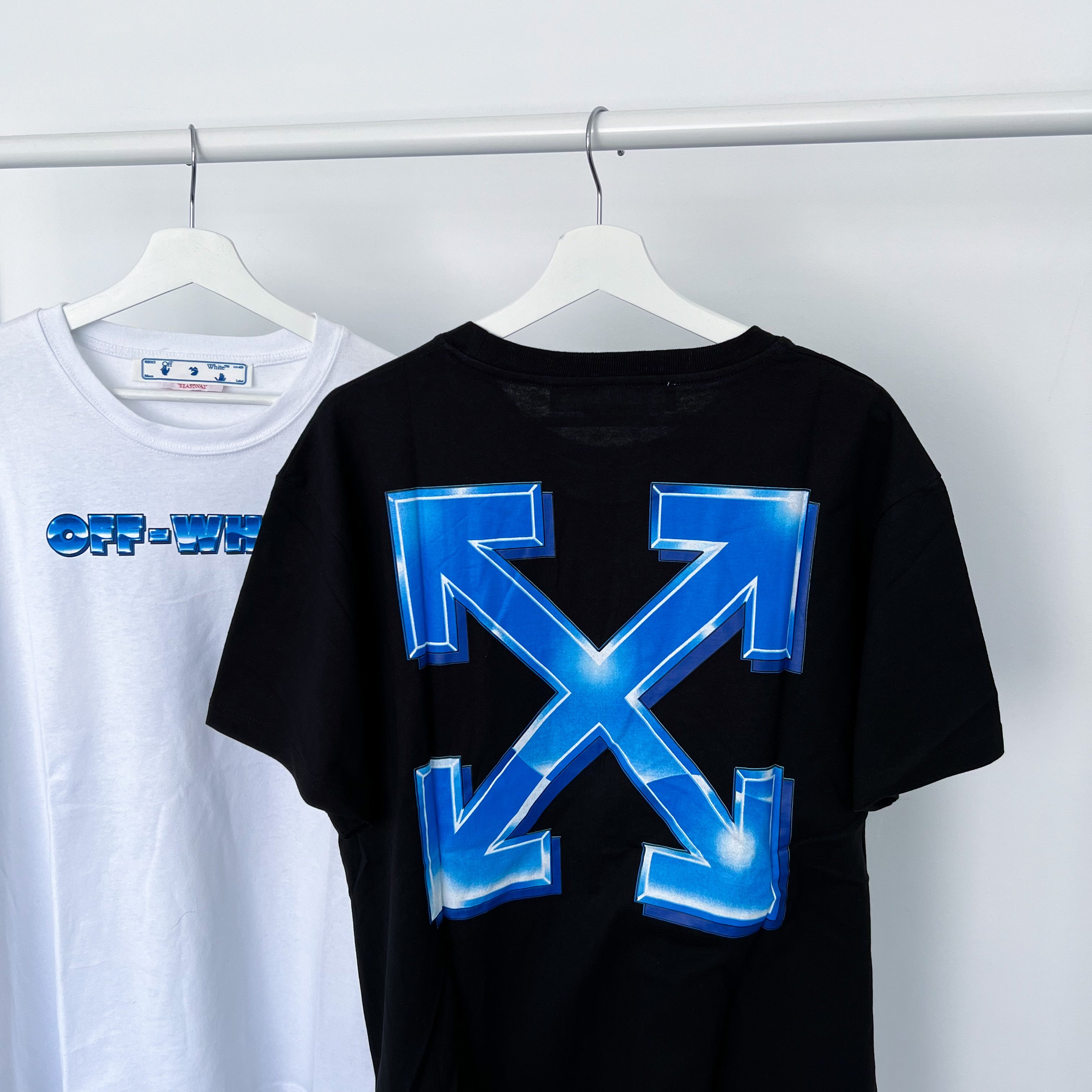 Off-White Metallic Arrows Tee - Black