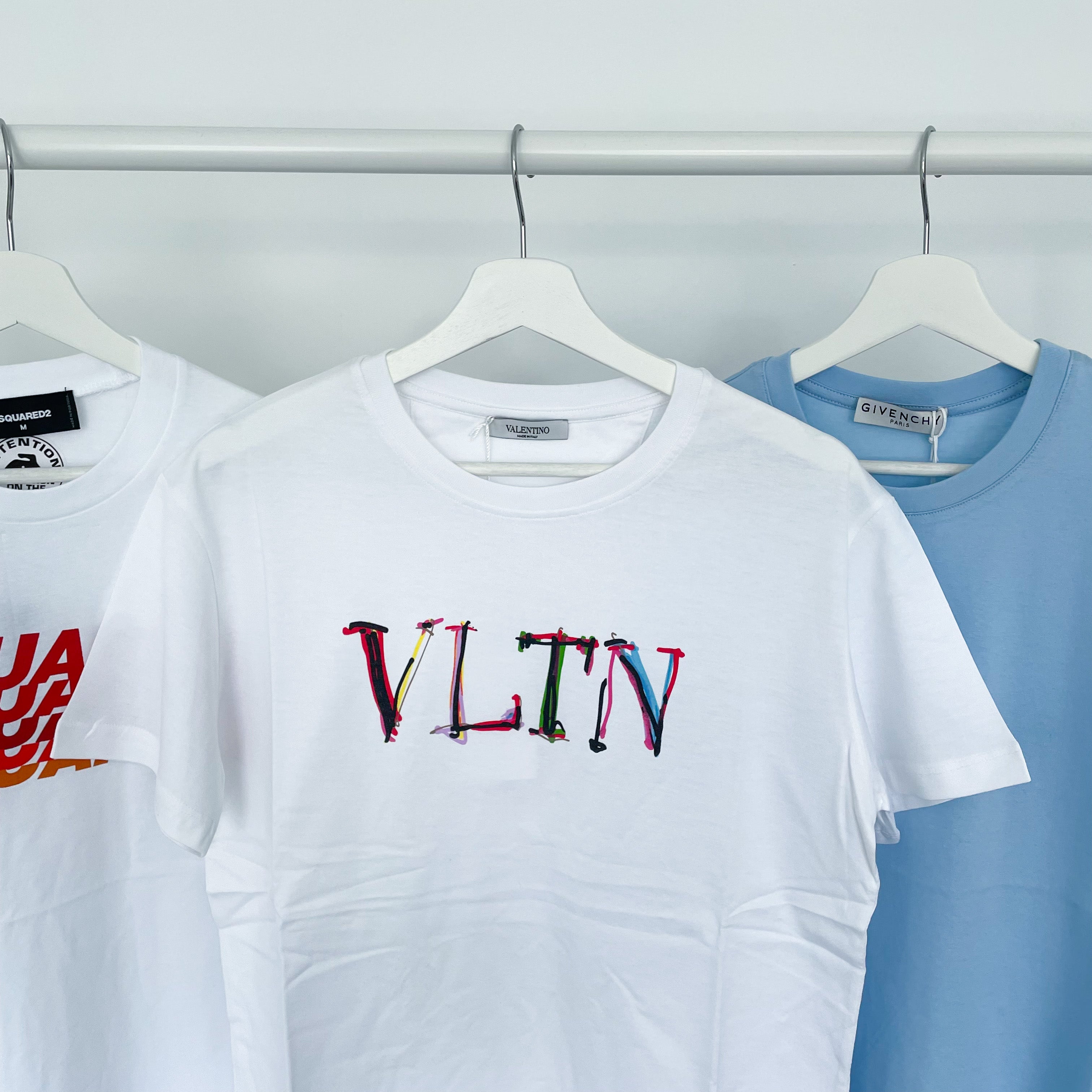 Valentino Paint Logo Tee