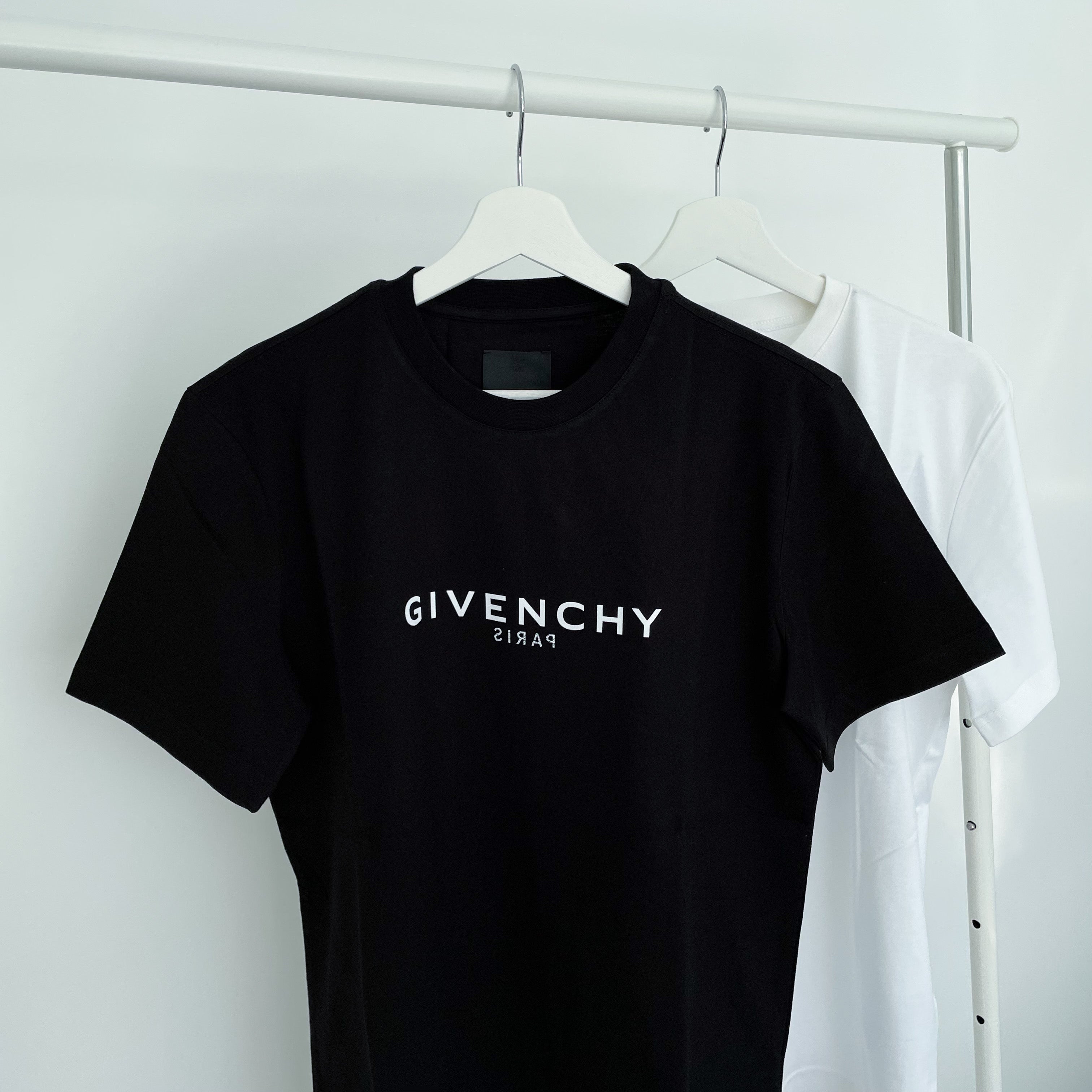 Givenchy Reverse Logo Tee - Black