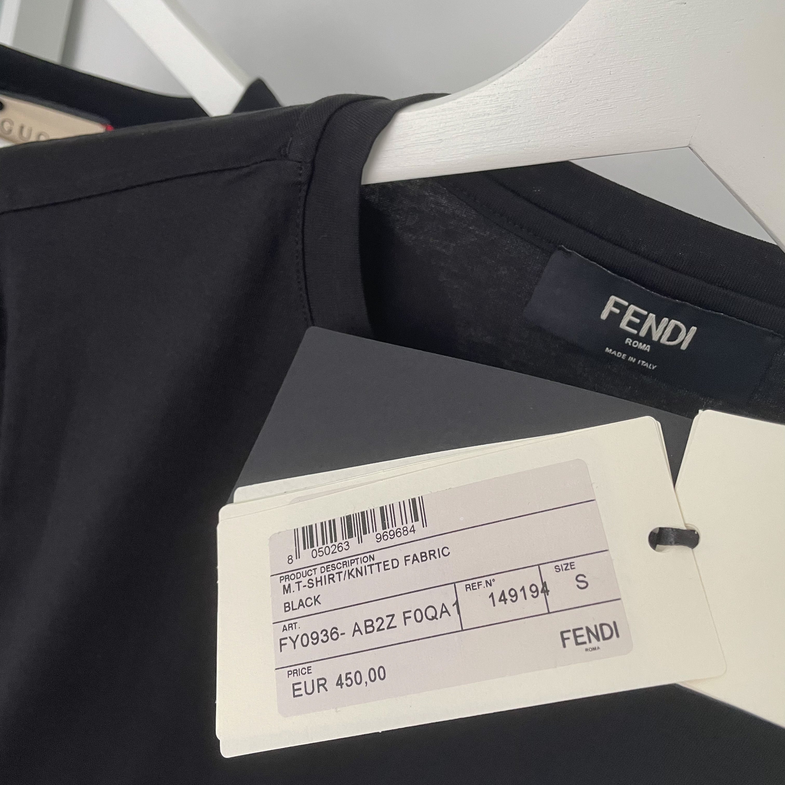 Fendi Slash Logo Tee