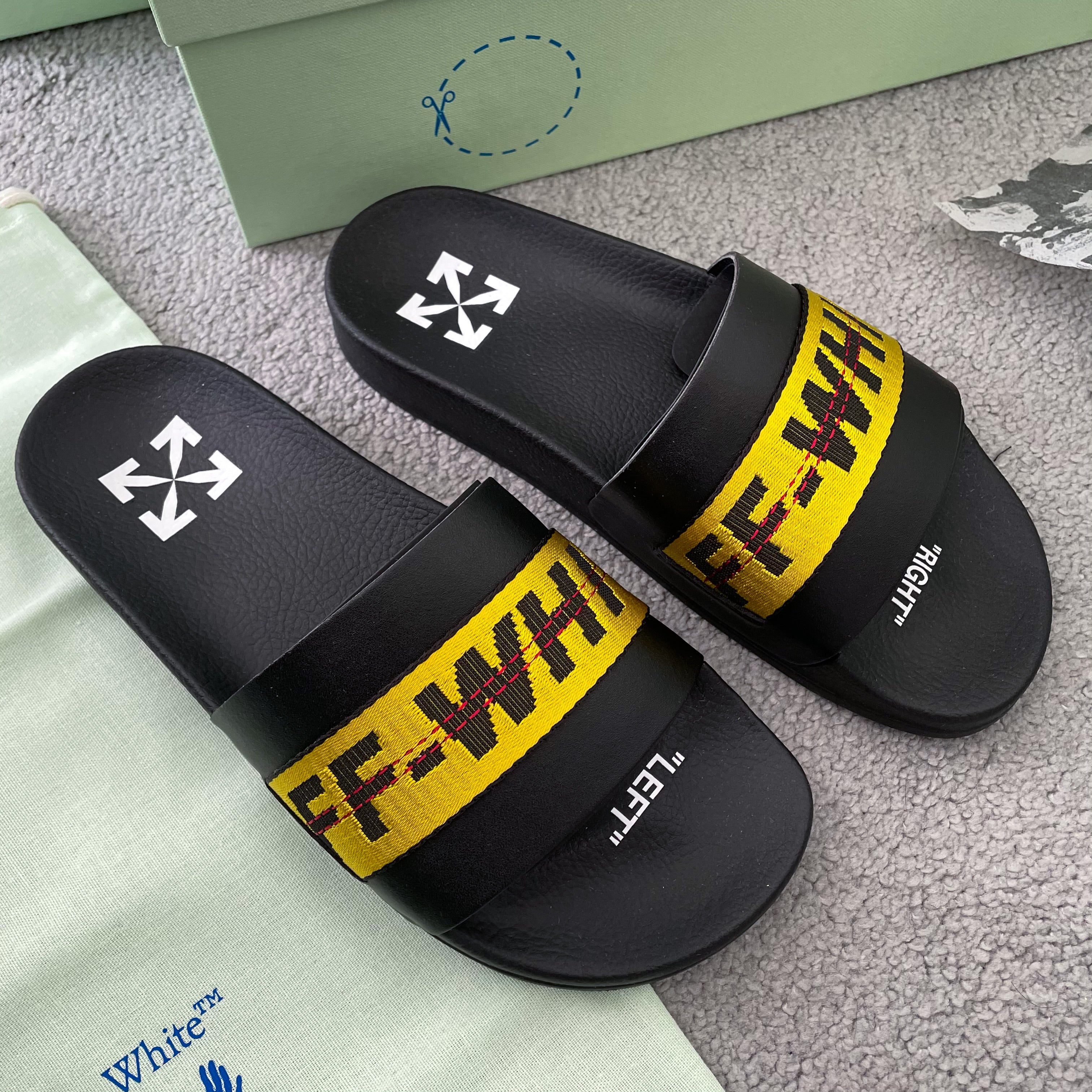 Off White Industrial Sliders