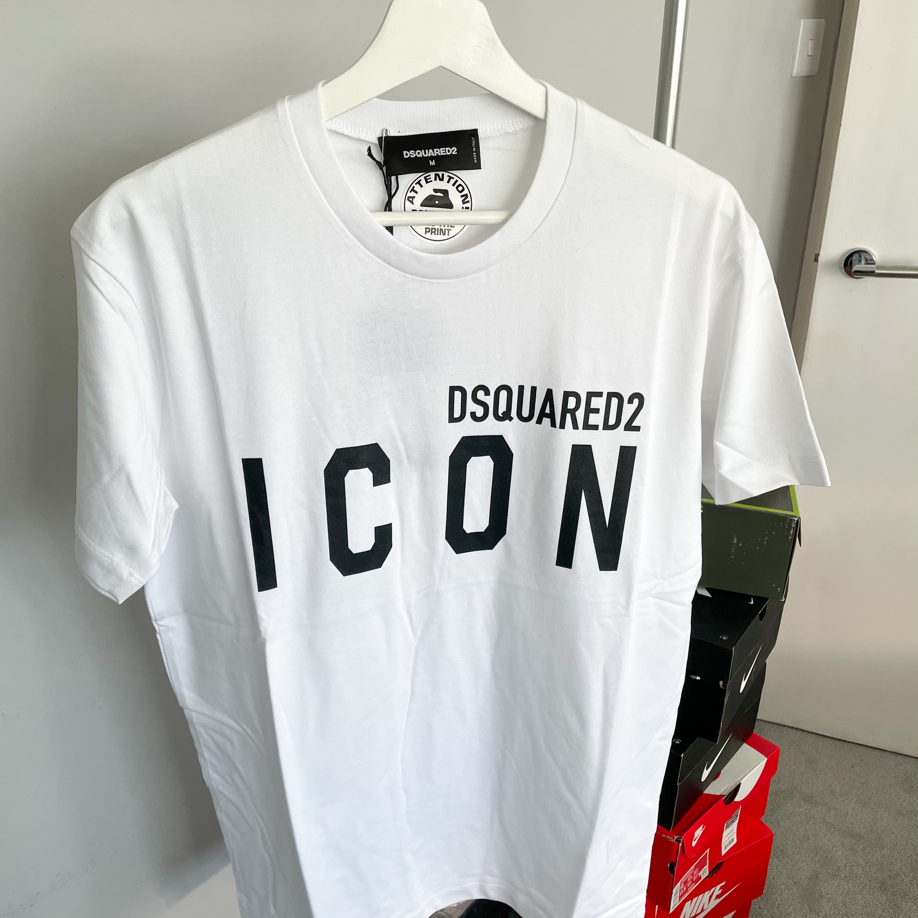 Dsquared Icon Logo Tee - White