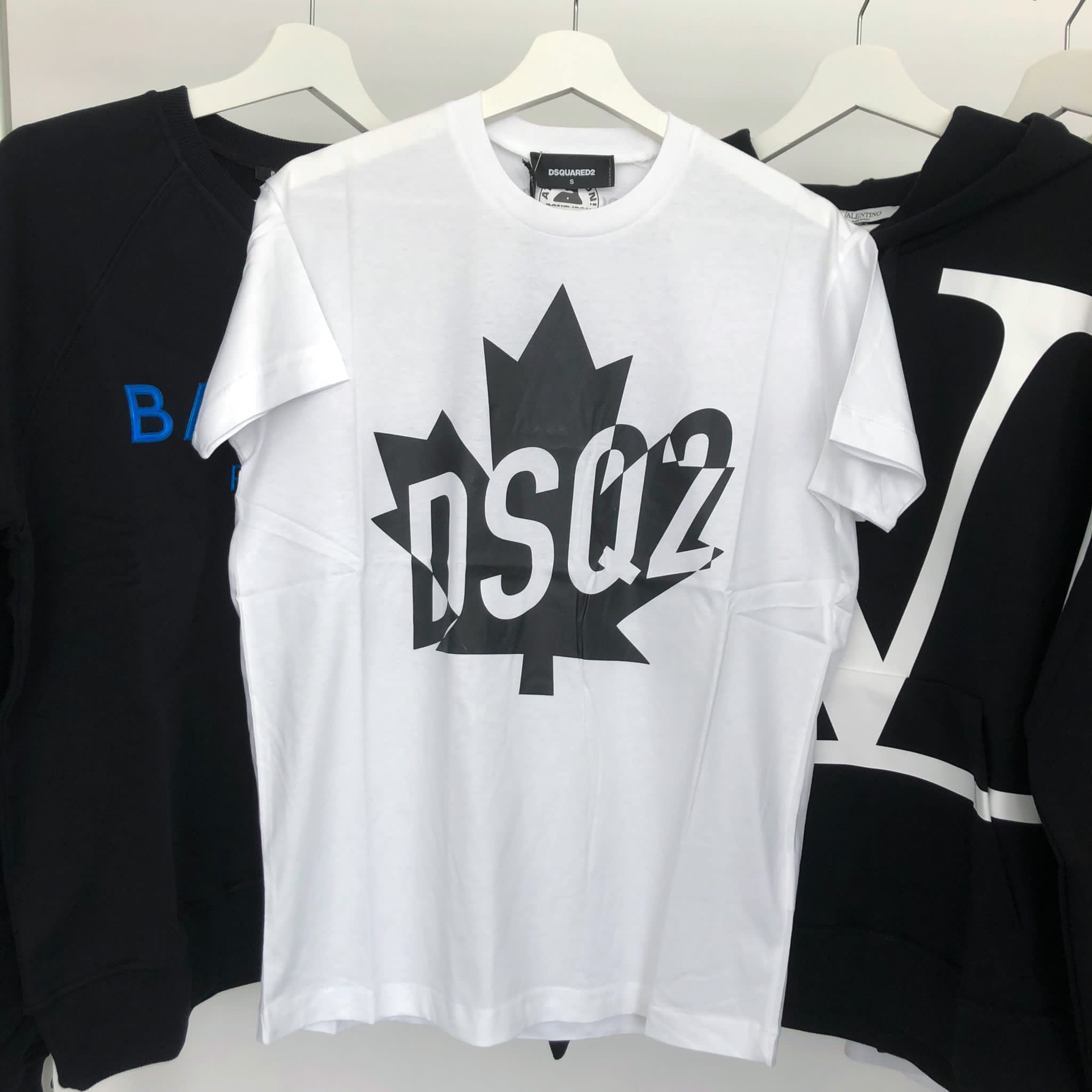 Dsquared Maple Leaf Tee - White