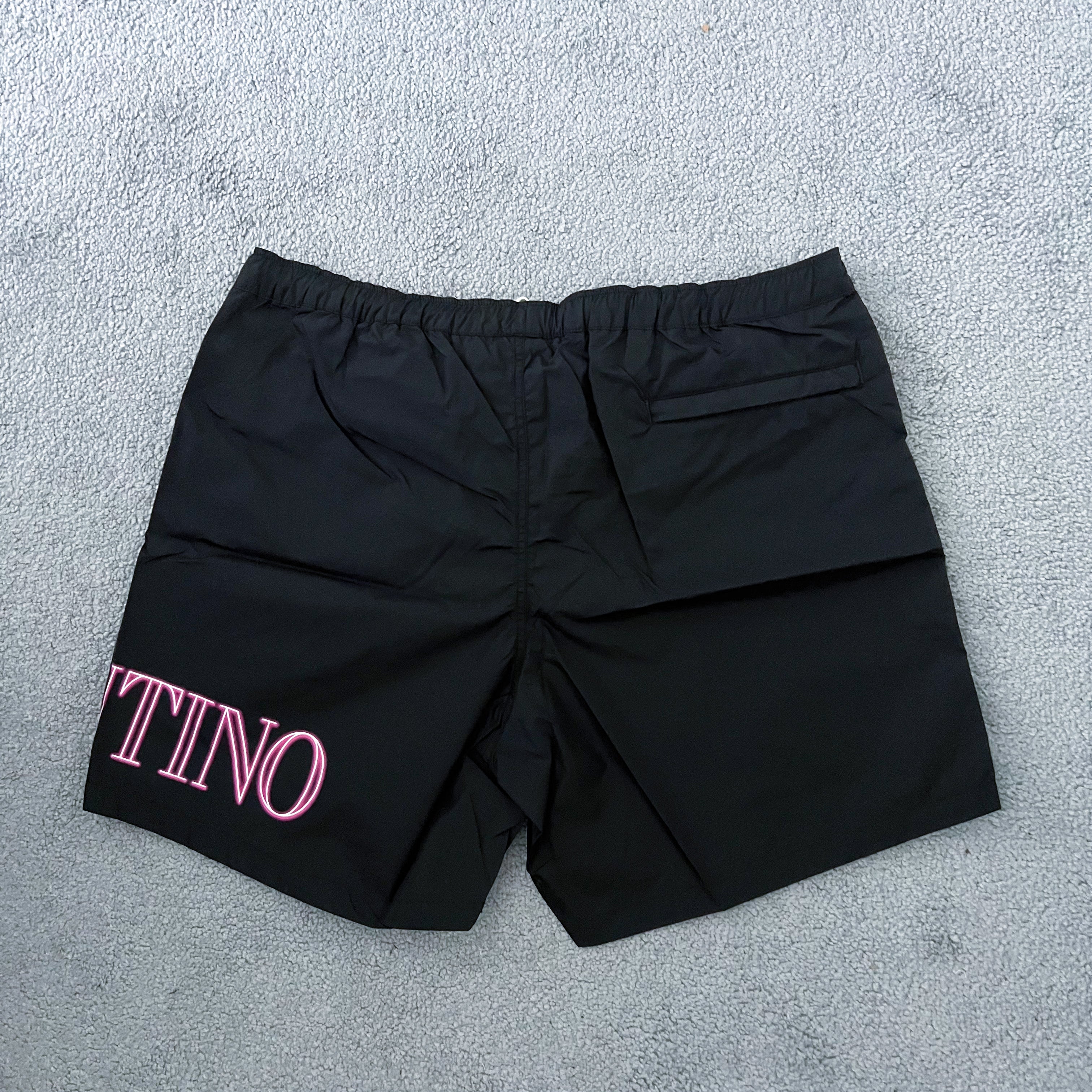 Valentino Neon Swimshorts - Black