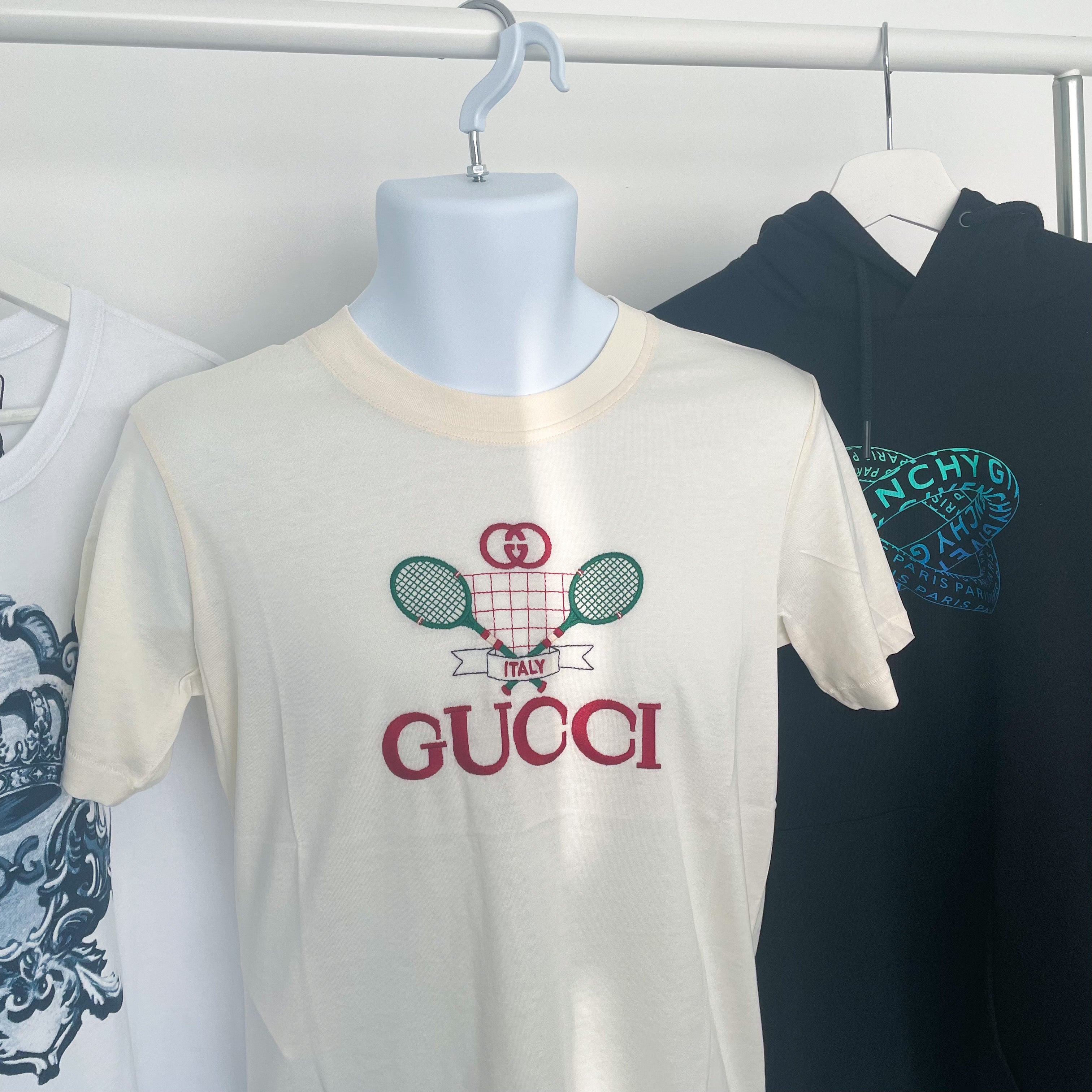 Gucci Embroidered Tennis Tee