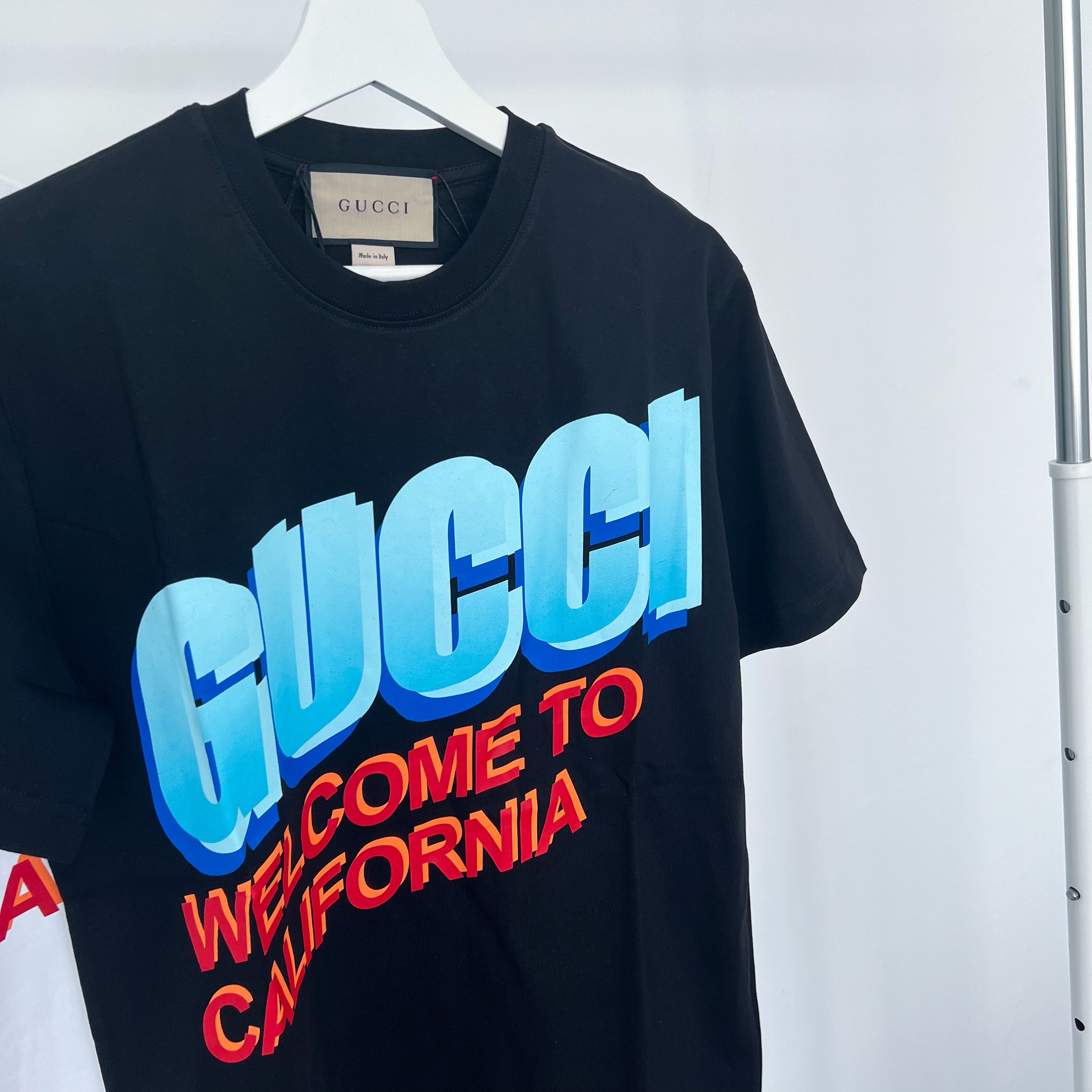 Gucci ‘Welcome To California’ Tee - Black