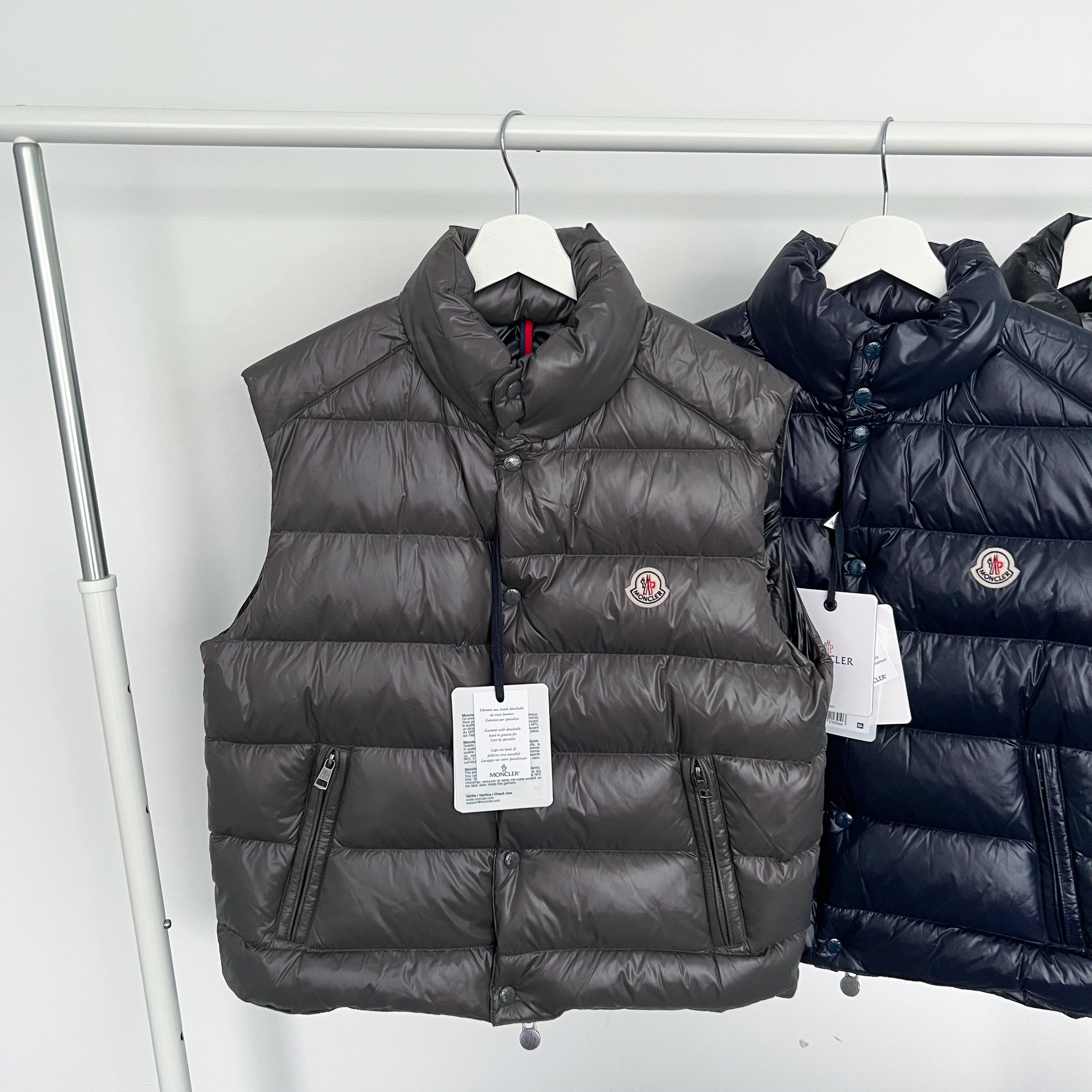 Moncler Tib Quilted Shell Gilet - Gray