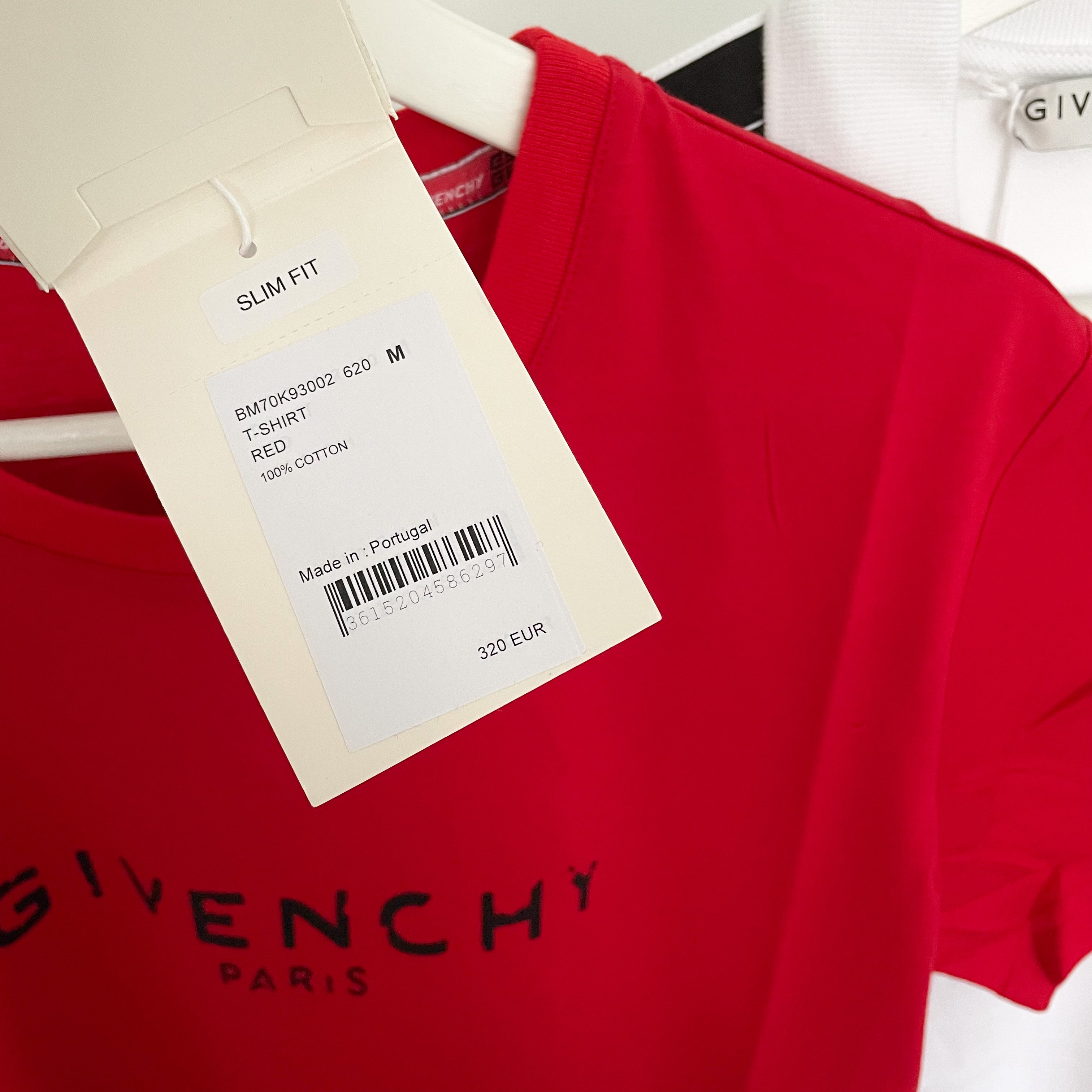 Givenchy Classic Logo Tee - Red