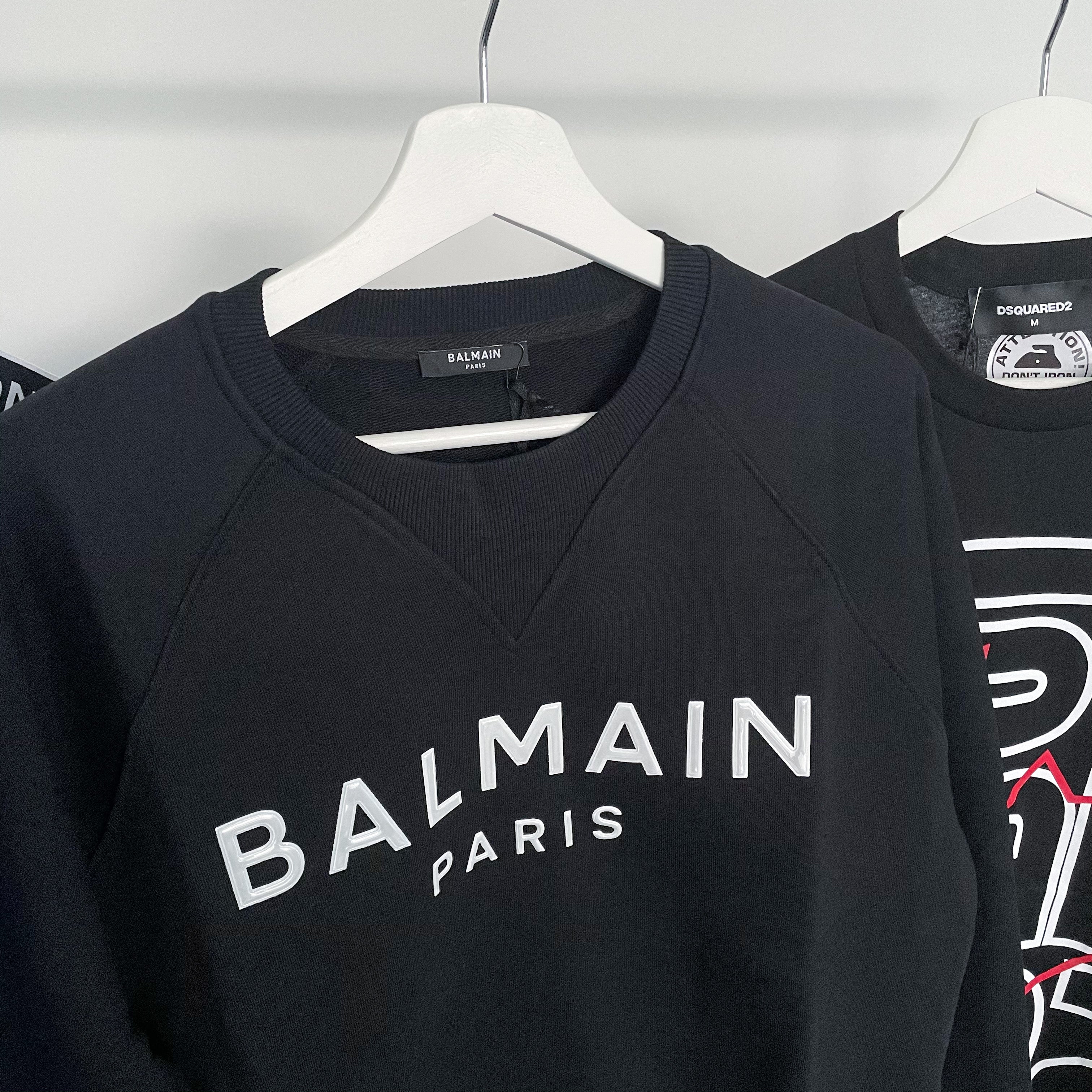 Balmain 3D Silicone Logo Sweatshirt