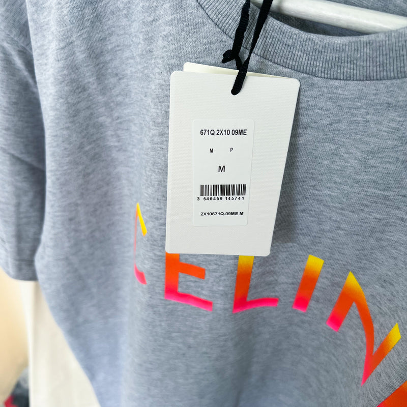 Celine Sunset Logo Tee - Cream – TrendCornerUK