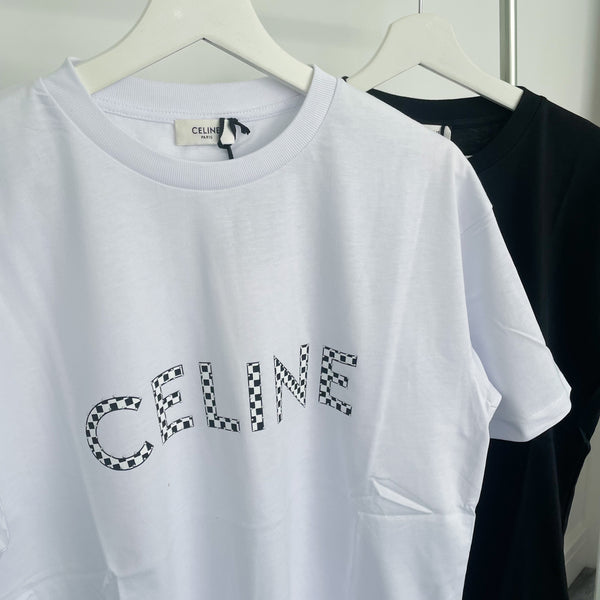 Celine Sunset Logo Tee - Cream – TrendCornerUK