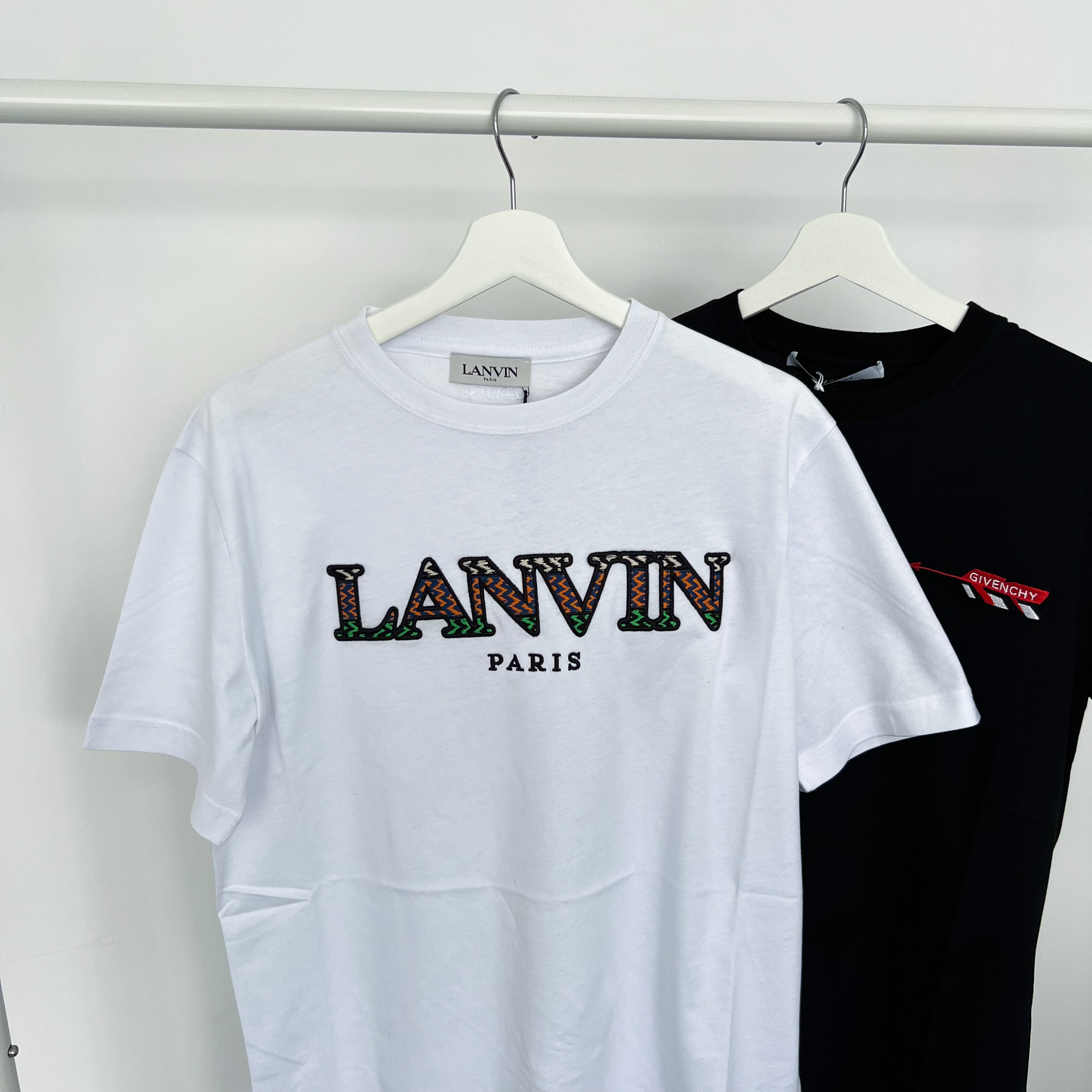 Lanvin Embroidered Logo Tee