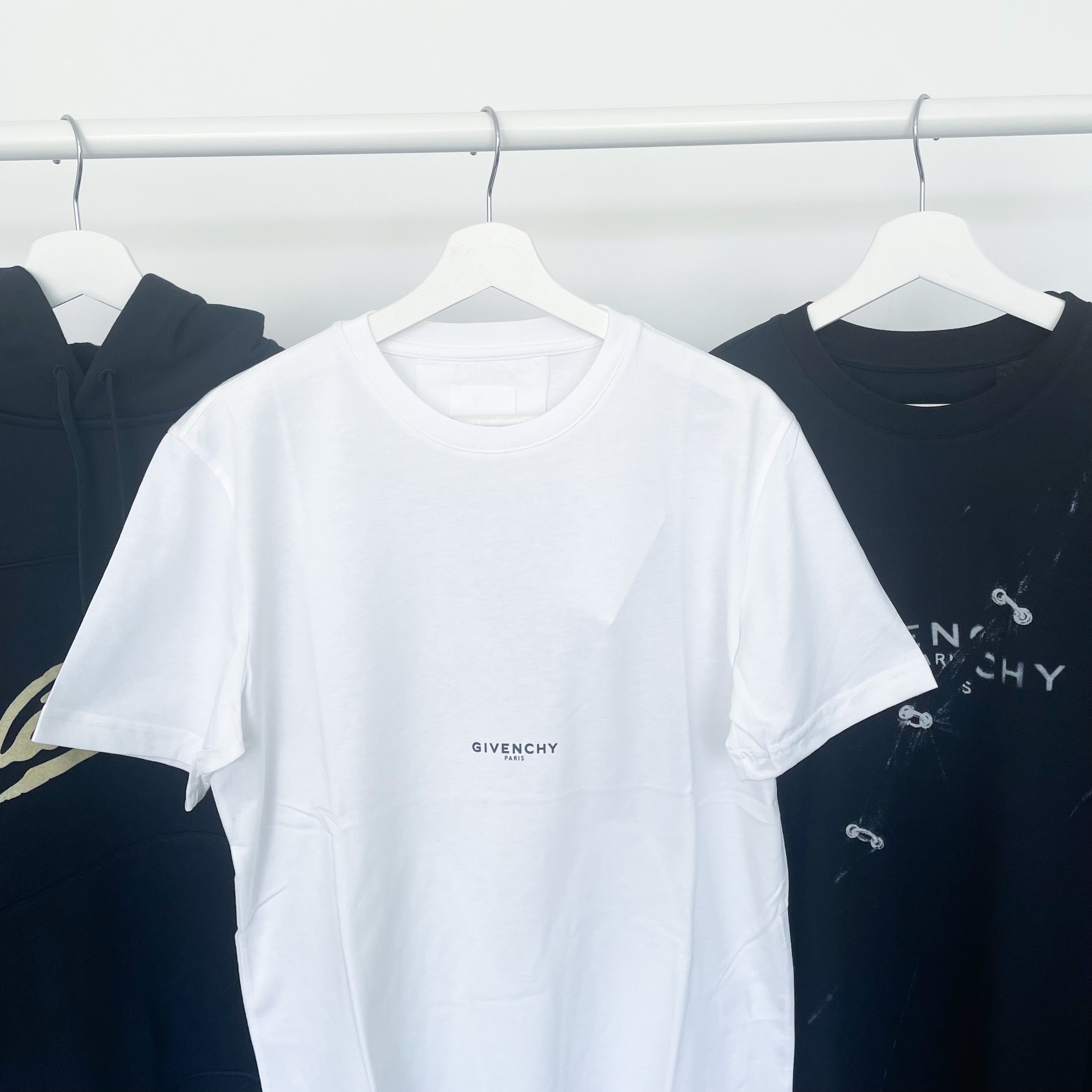 Givenchy Metallic Tiger Back Logo Tee