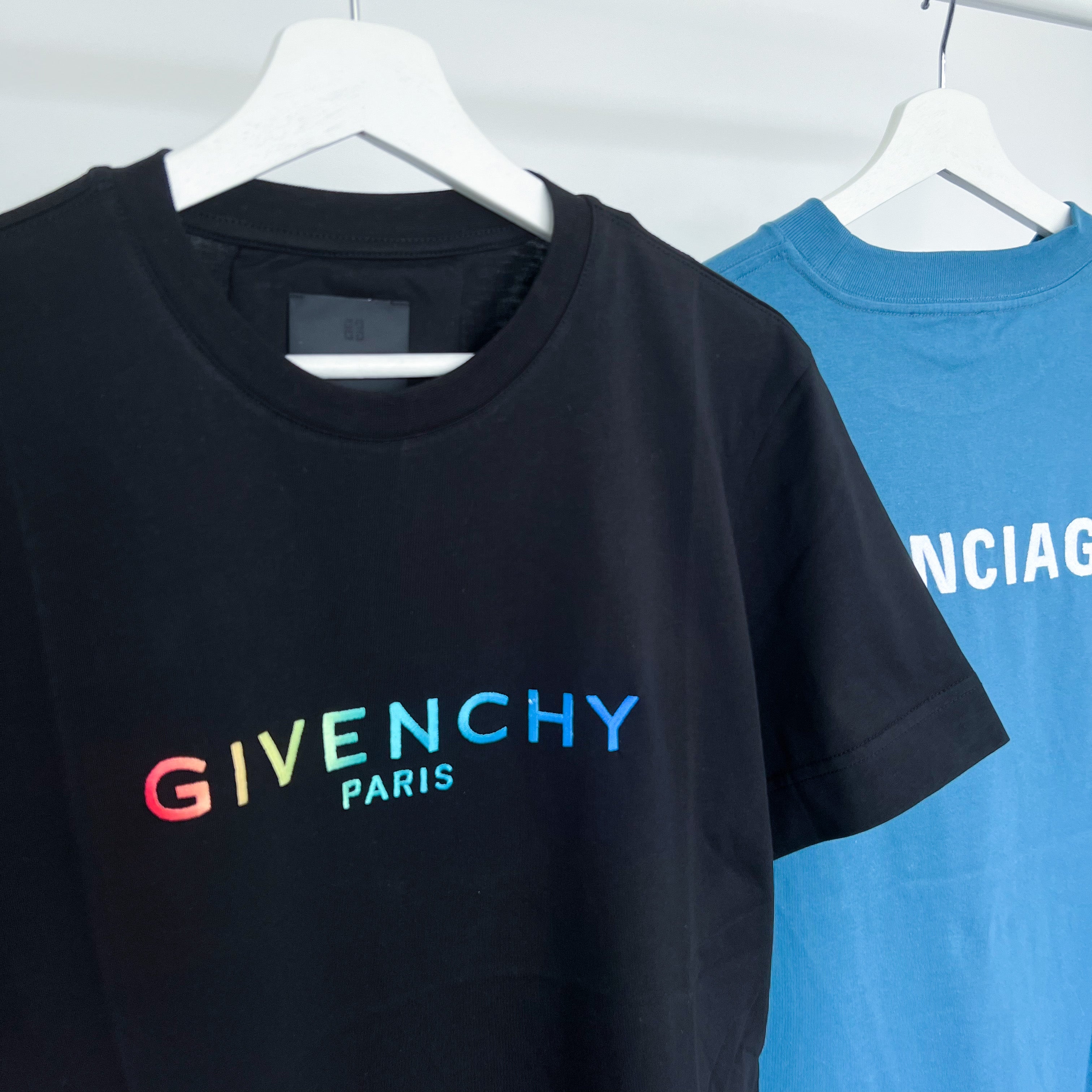 Givenchy Embroidered Rainbow Reverse Tee
