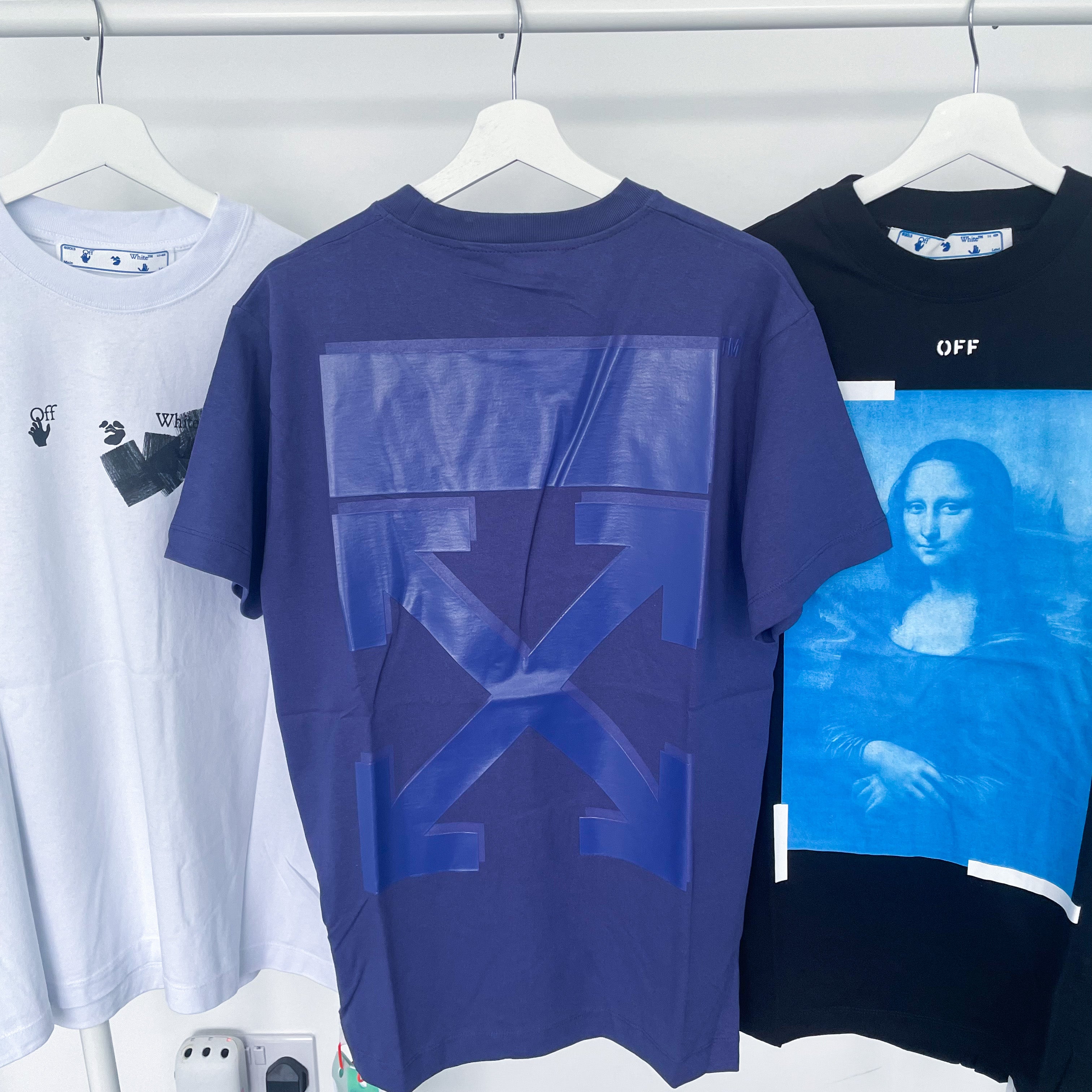 Off-White Rubber Arrows Tee - Navy
