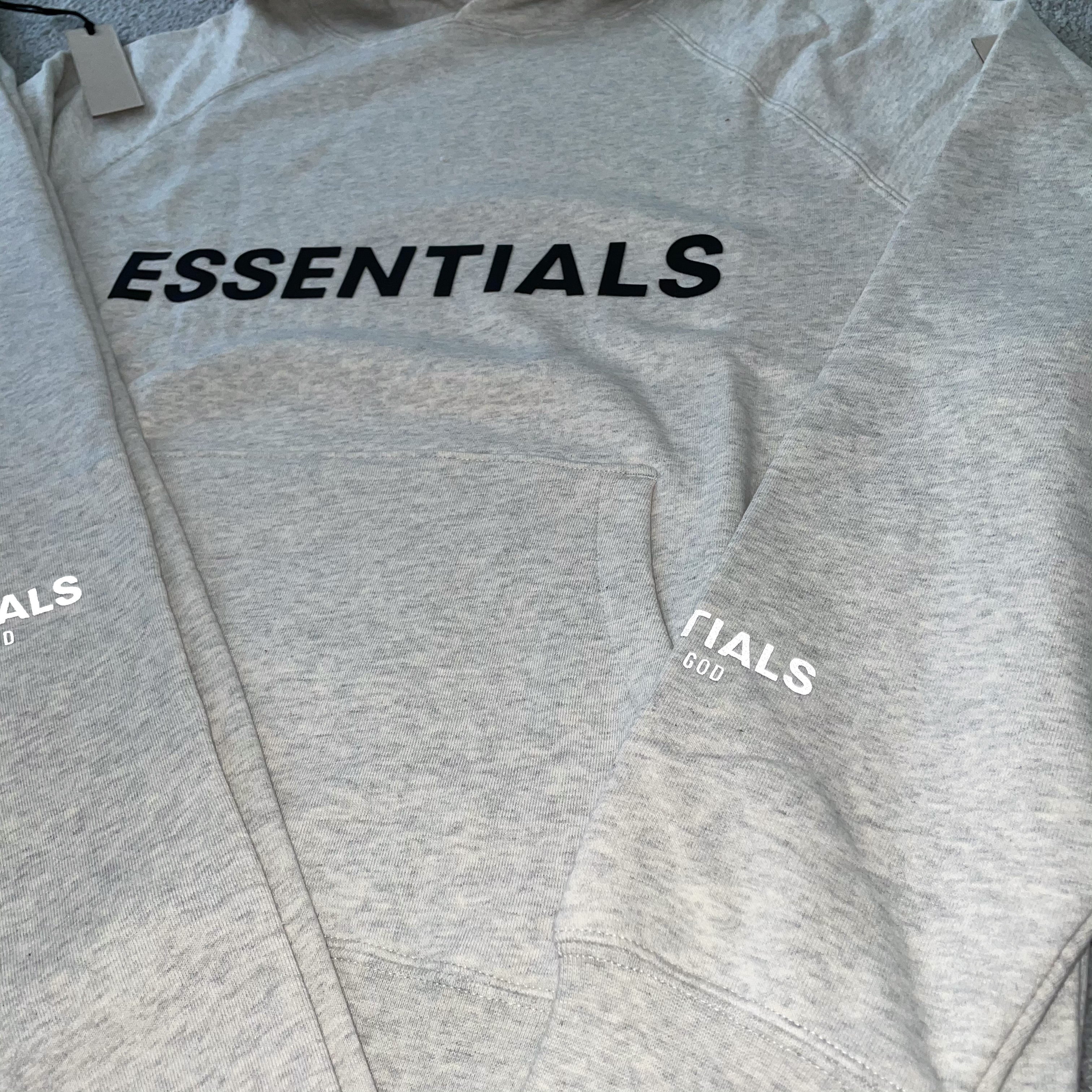 Essentials Light Grey Hoodie