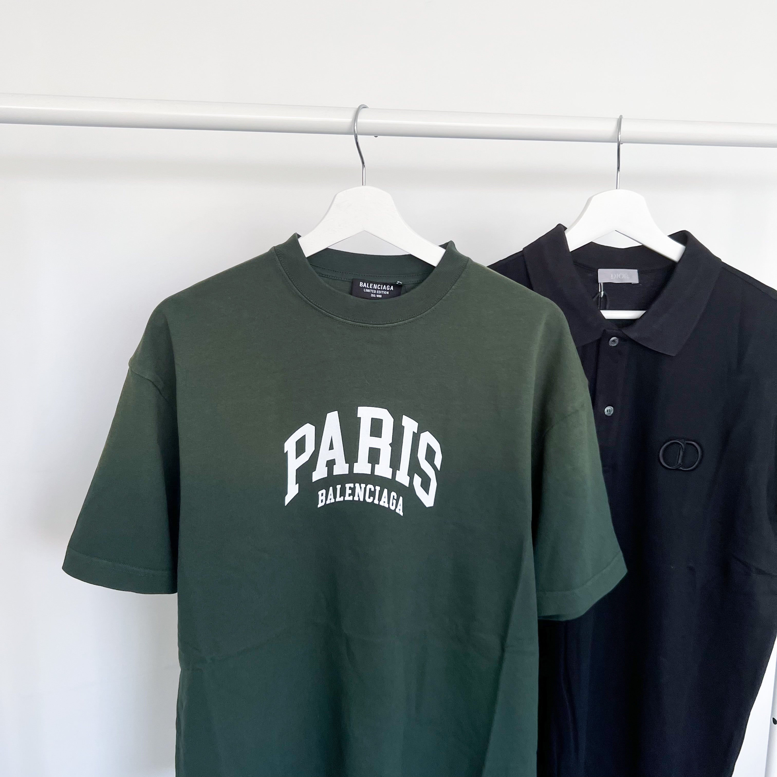 Balenciaga Paris Citiy Tee - Khaki