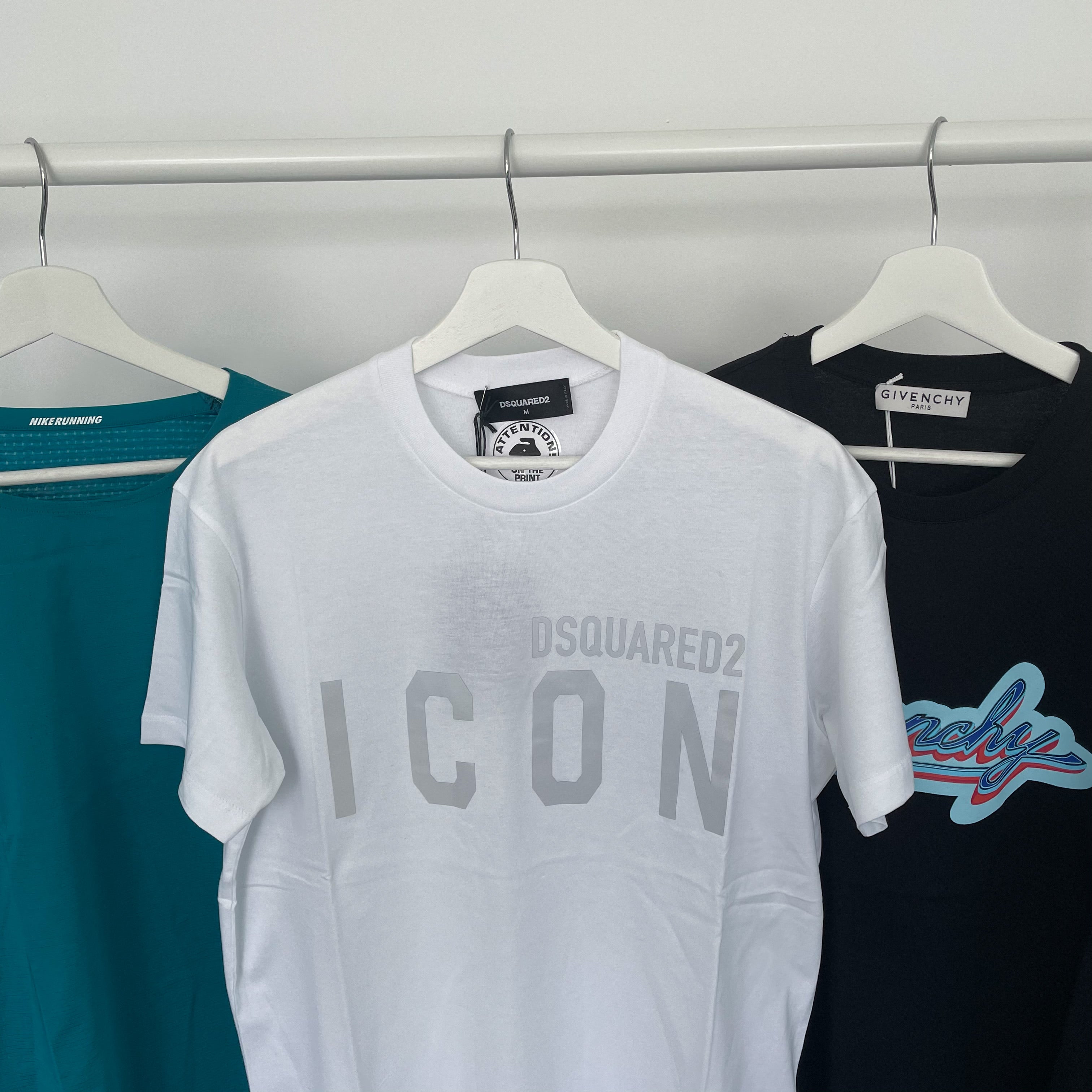 Dsquared Reflective Icon Tee - White