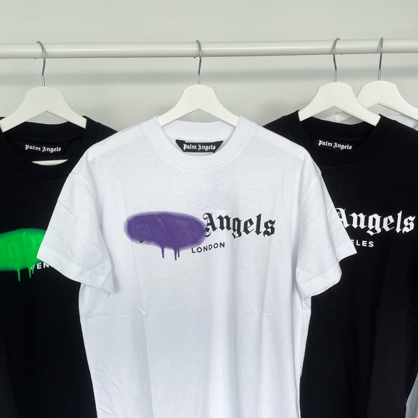 Palm Angels Paris Spray Tee - Black – TrendCornerUK