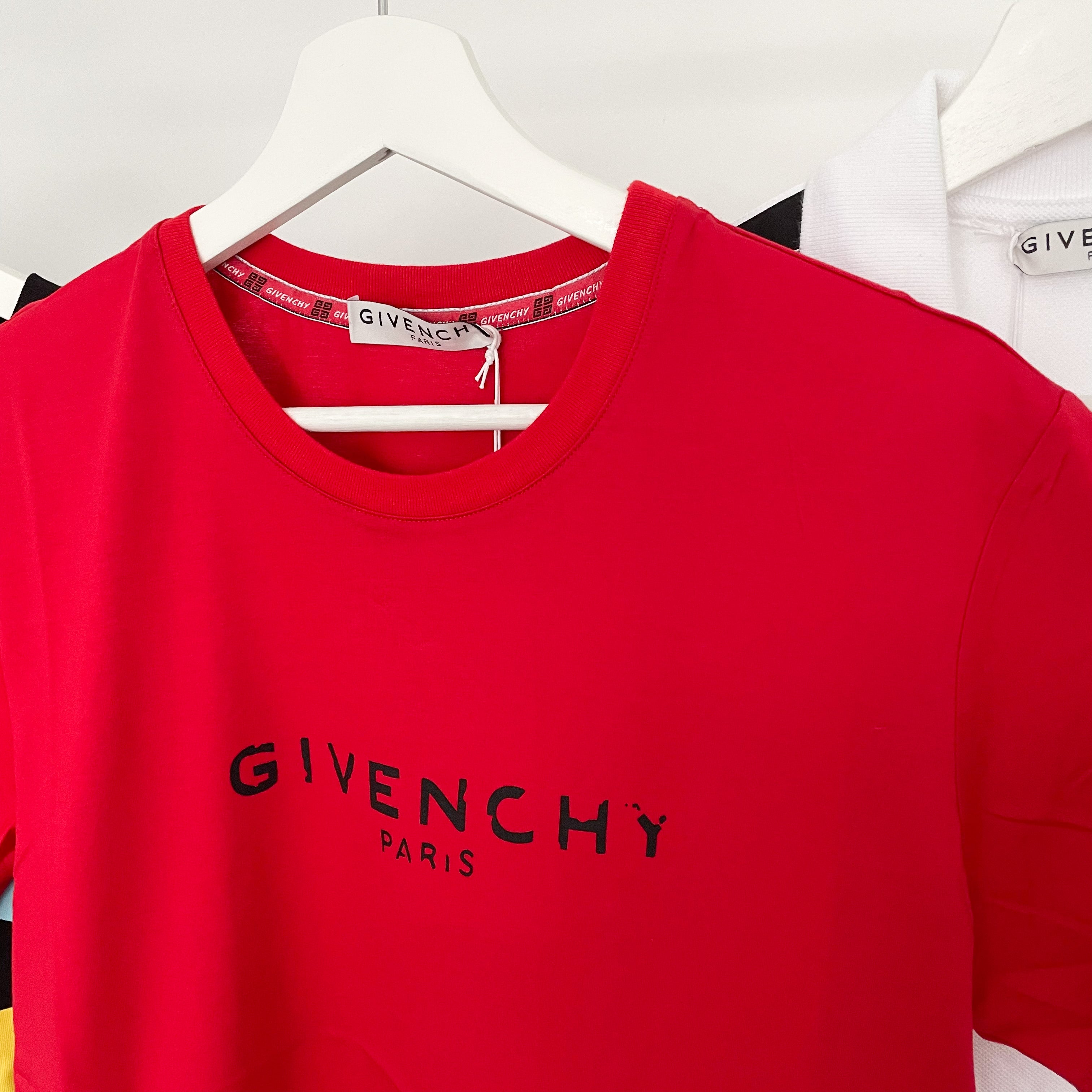 Givenchy Classic Logo Tee - Red