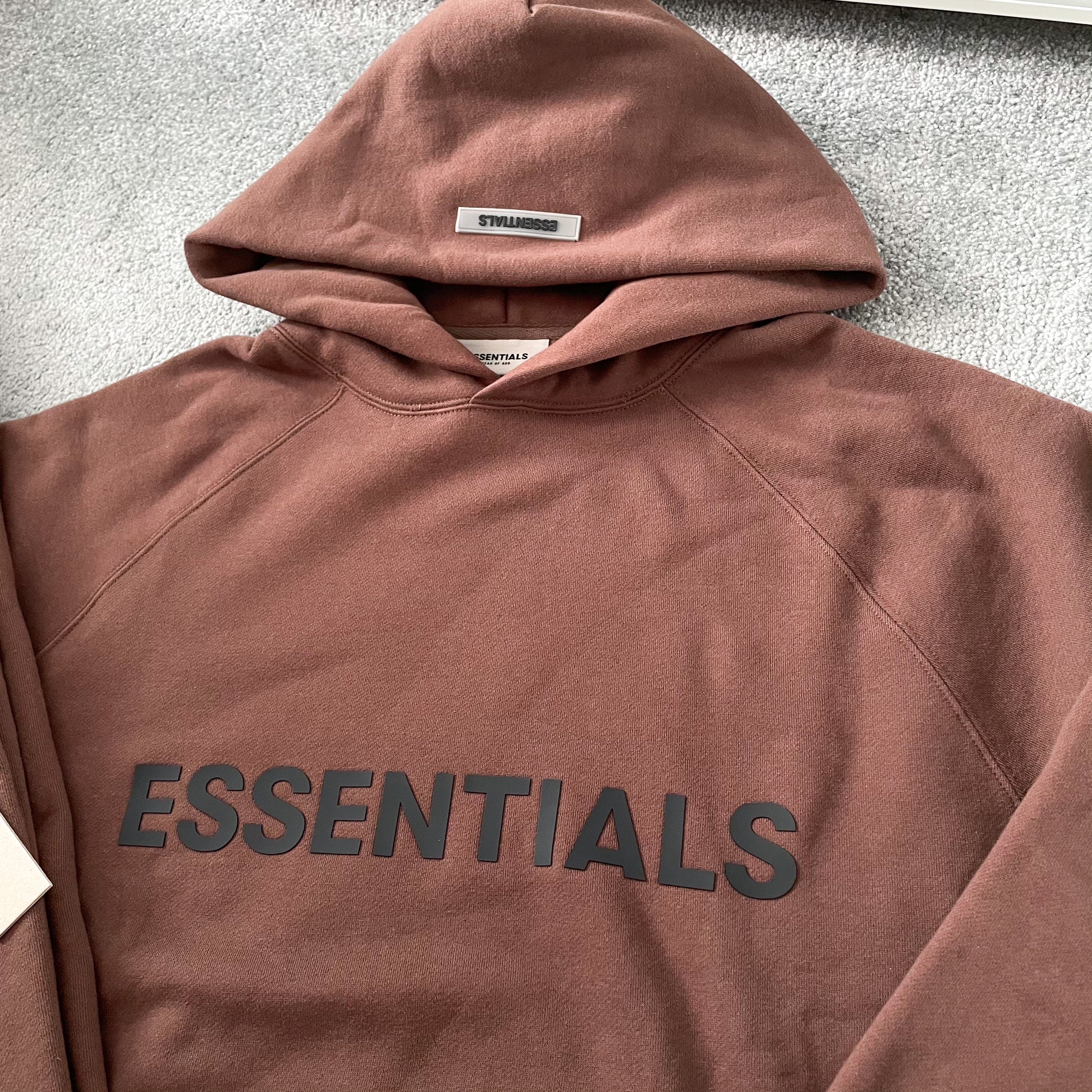 Essentials Brown Hoodie