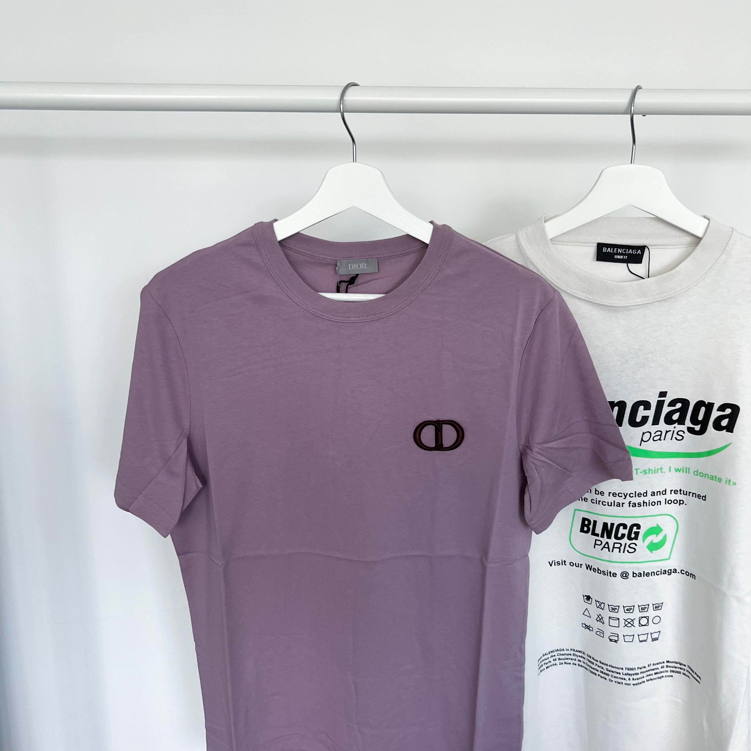 Dior CD Icon Logo Tee - Violet